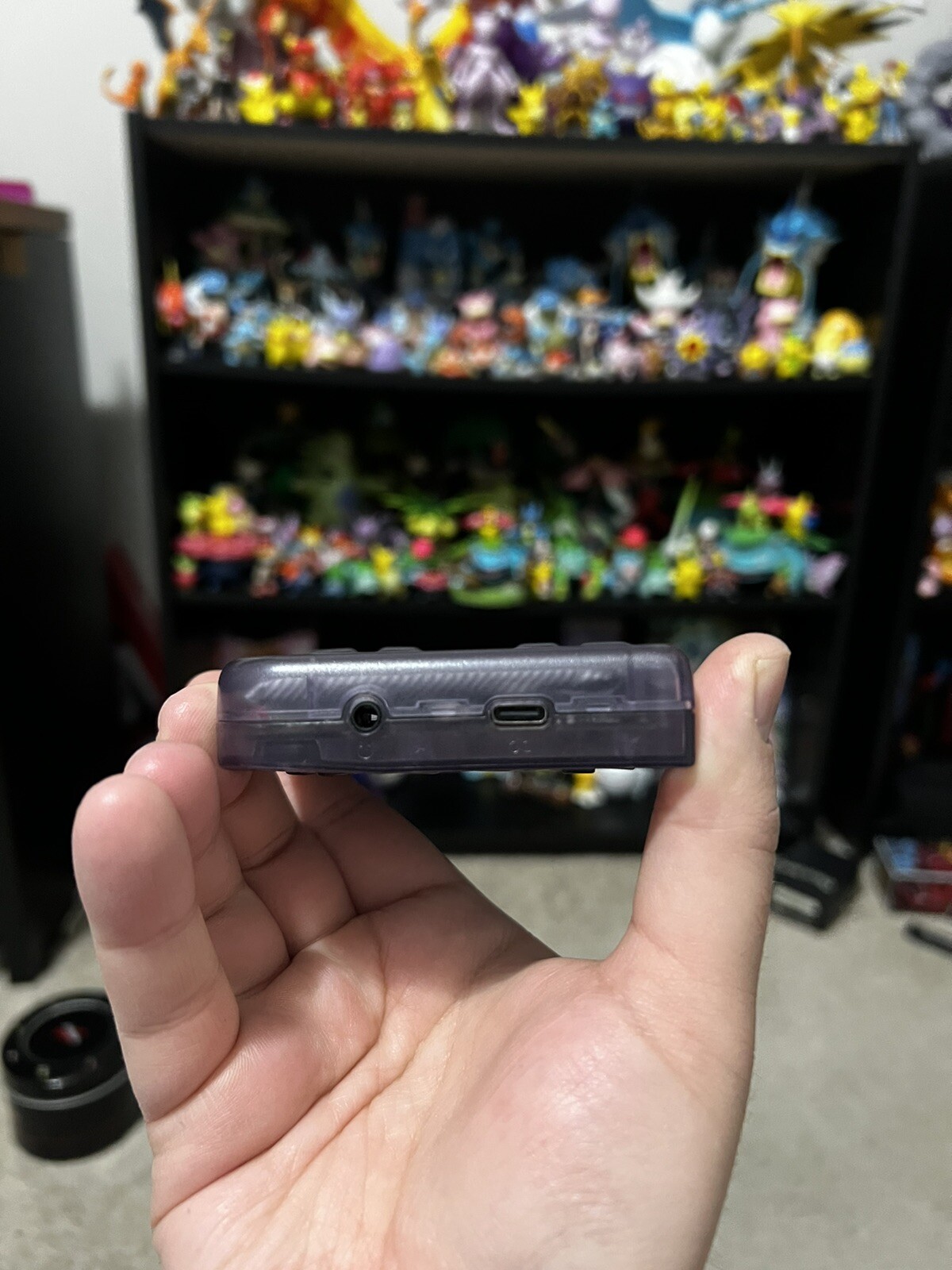 Anbernic RG35XX 64GB Handheld Console – Purple Transparent