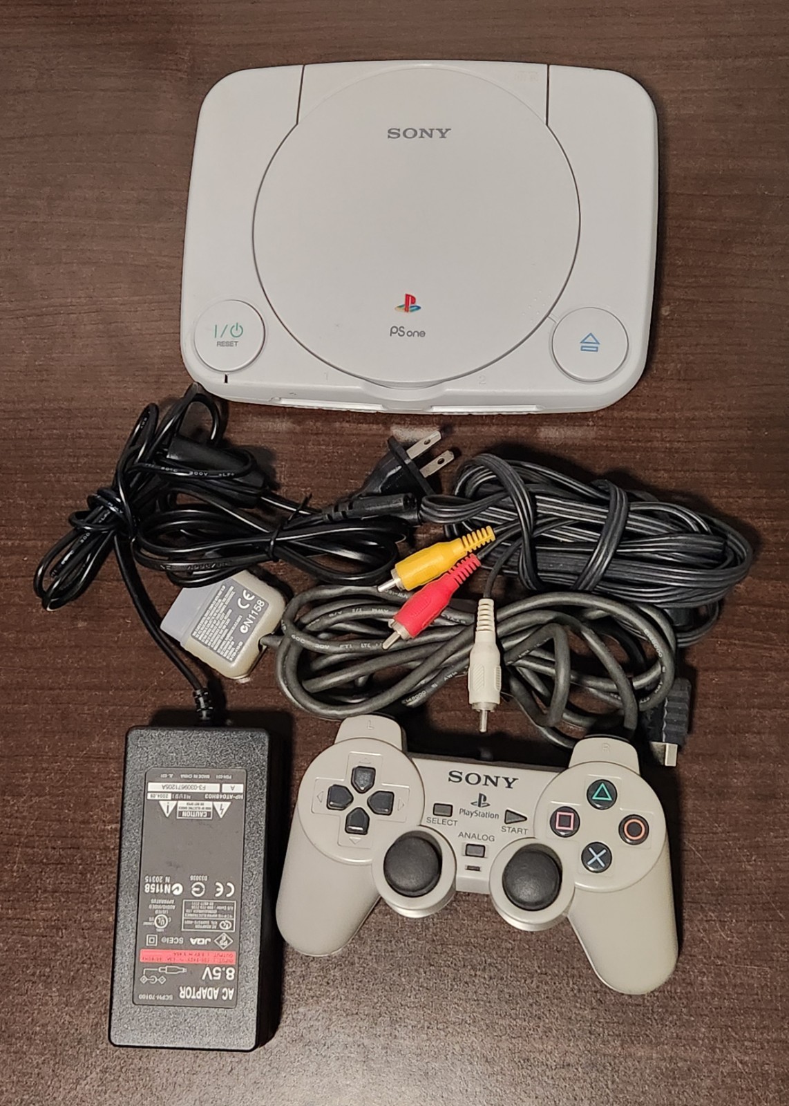 Sony PS One Slim Console,1 Controller, Cords, No Games Tested