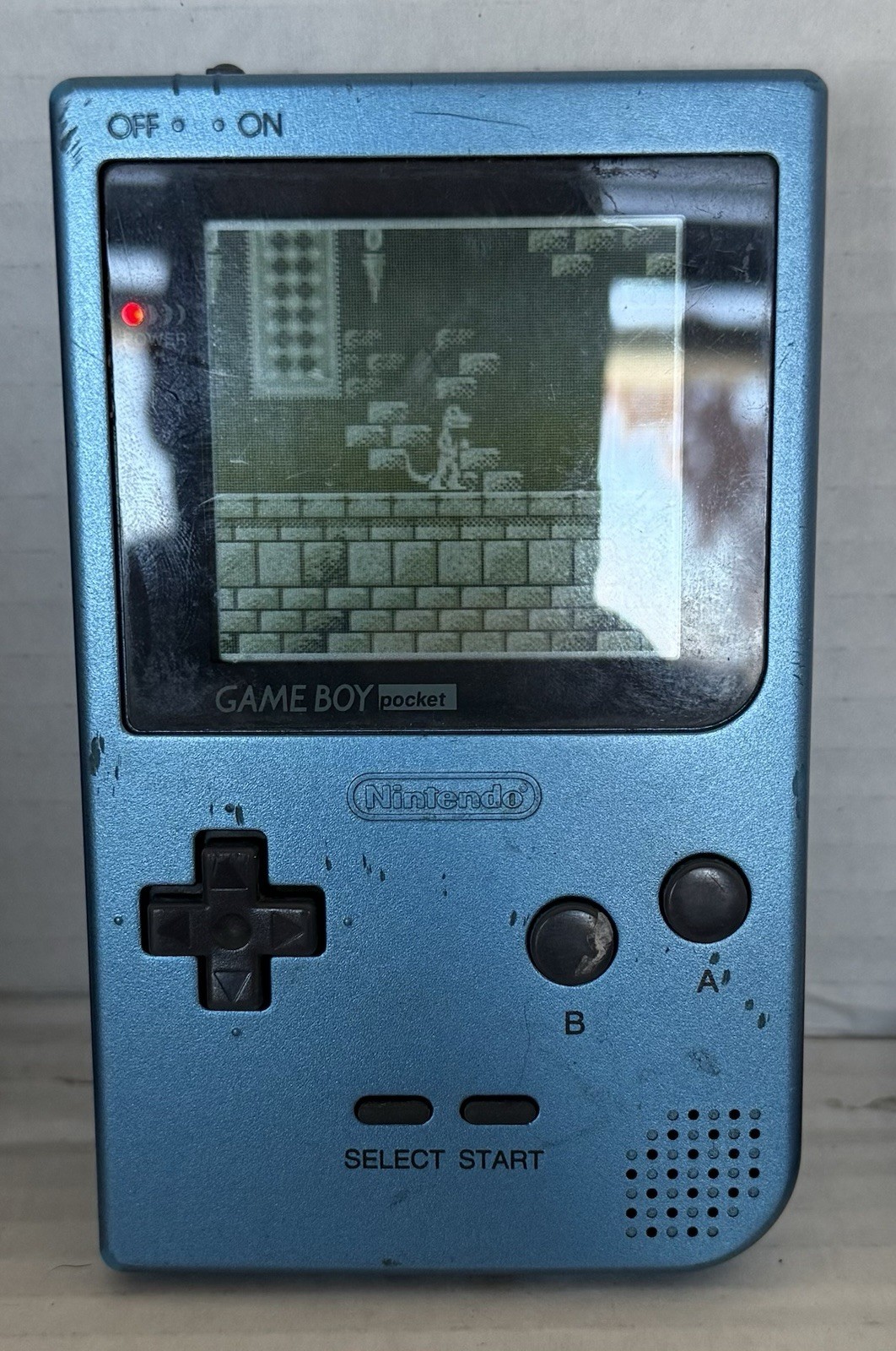 Nintendo Game Boy Pocket Limited Edition- Ice Blue MGB-001 – Authentic – Tested