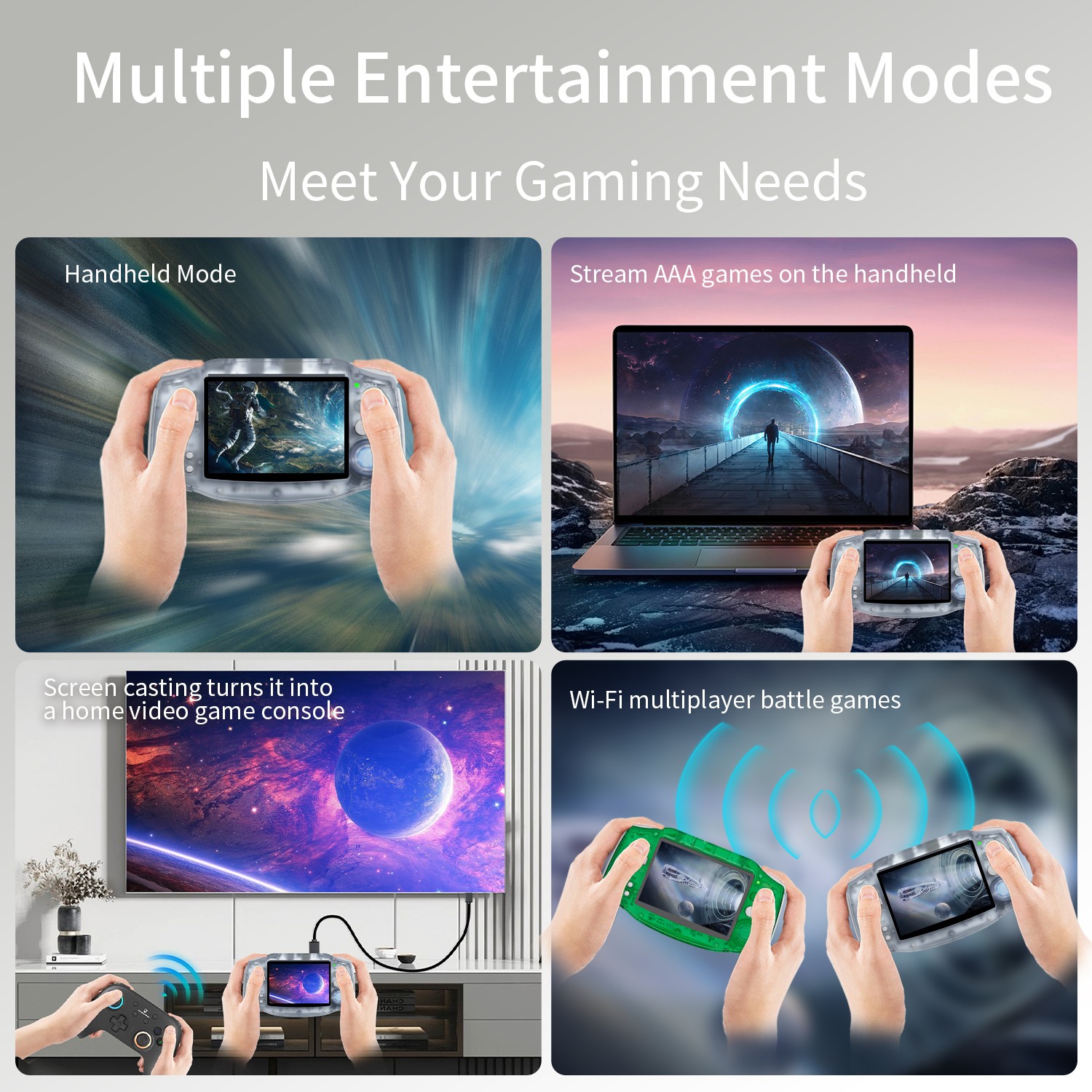 ANBERNIC RG34XX Retro Handheld Game Console 3.4″ IPS Screen Video Gaming Player