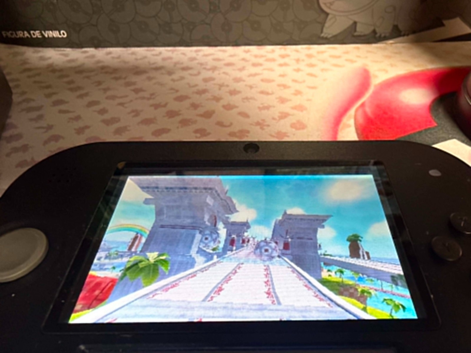 Nintendo 2DS Launch Edition Crimson Red Handheld System Red/Black Used Tested