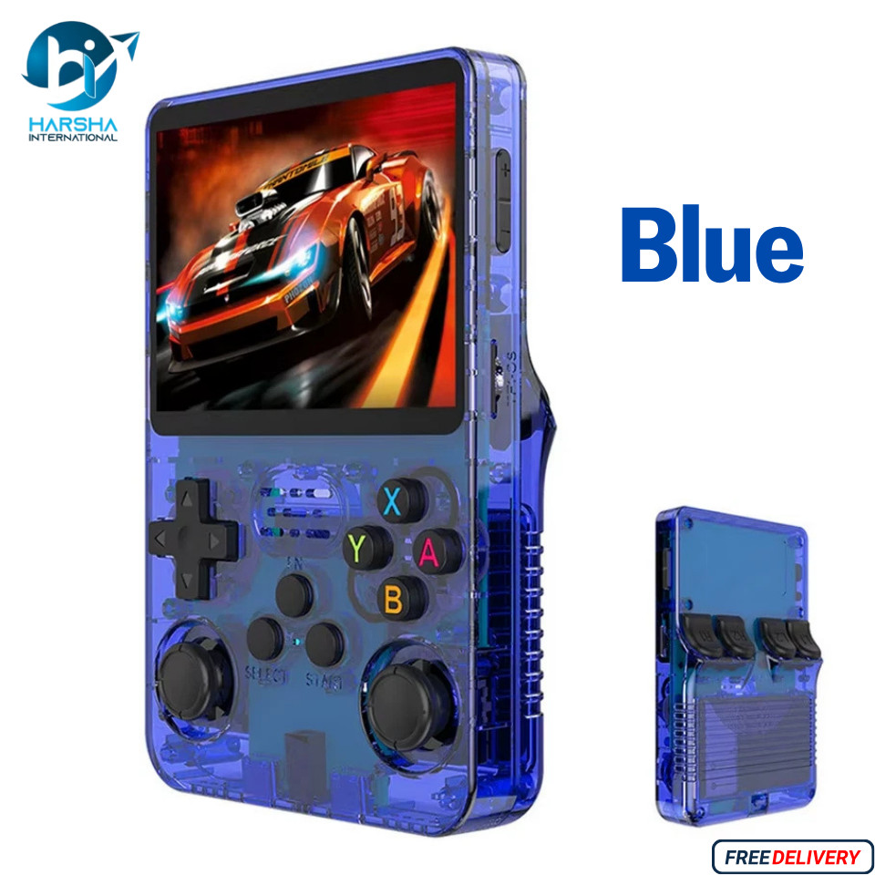 R36S Retro Handheld Video Game Console 64GB 13000+ Games 3.5 Inch IPS Screen US