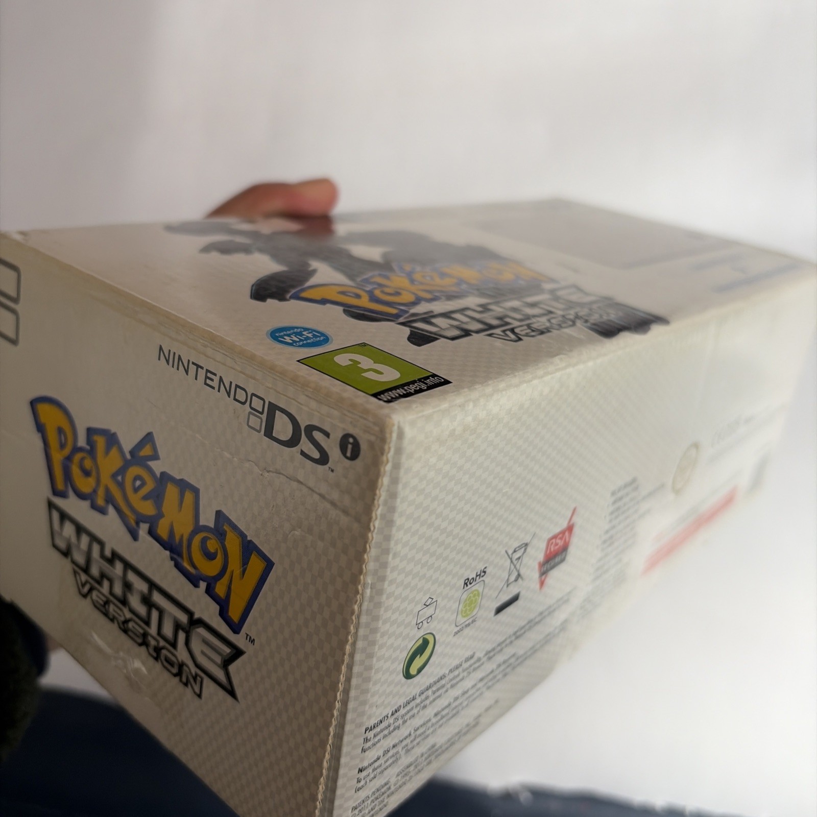 Nintendo DSi Pokemon White Reshiram Zekrom Edition Box And Inserts Only! PAL