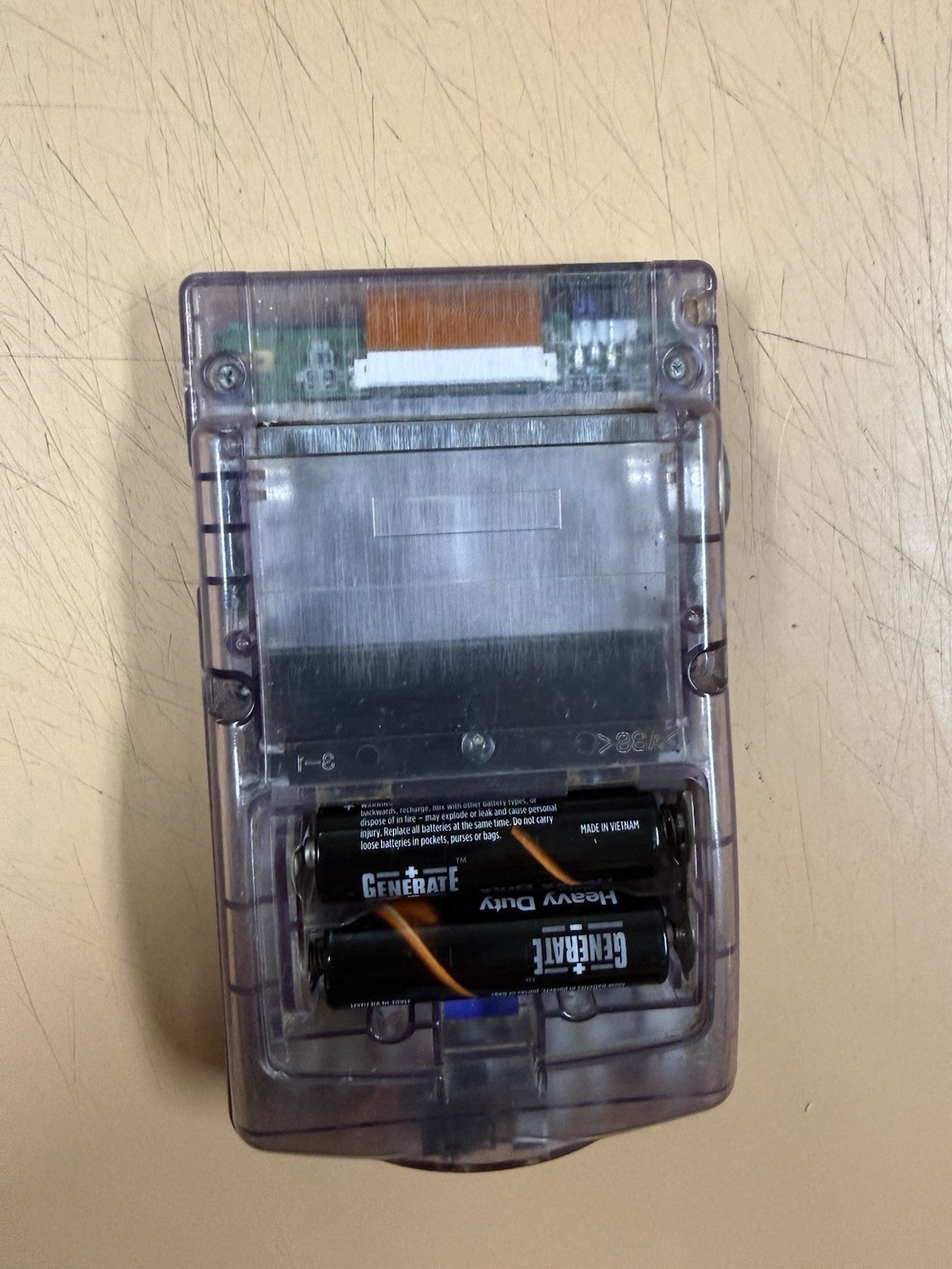 Nintendo Game Boy Color Handheld System – Atomic Purple Clear Transparent