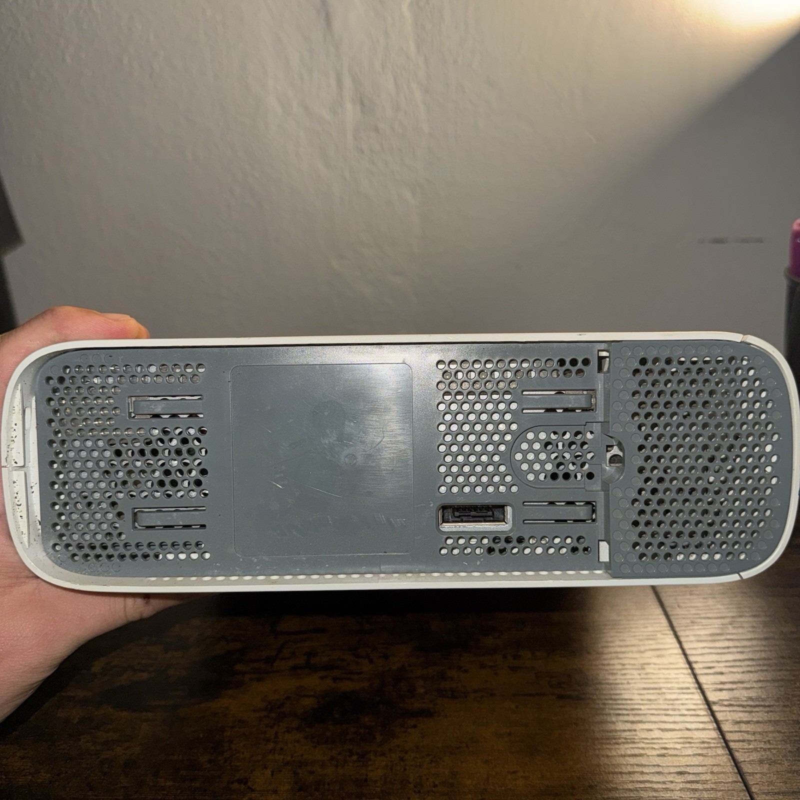 Microsoft Xbox 360 White Home Console Only Untested/ For Parts No Cords