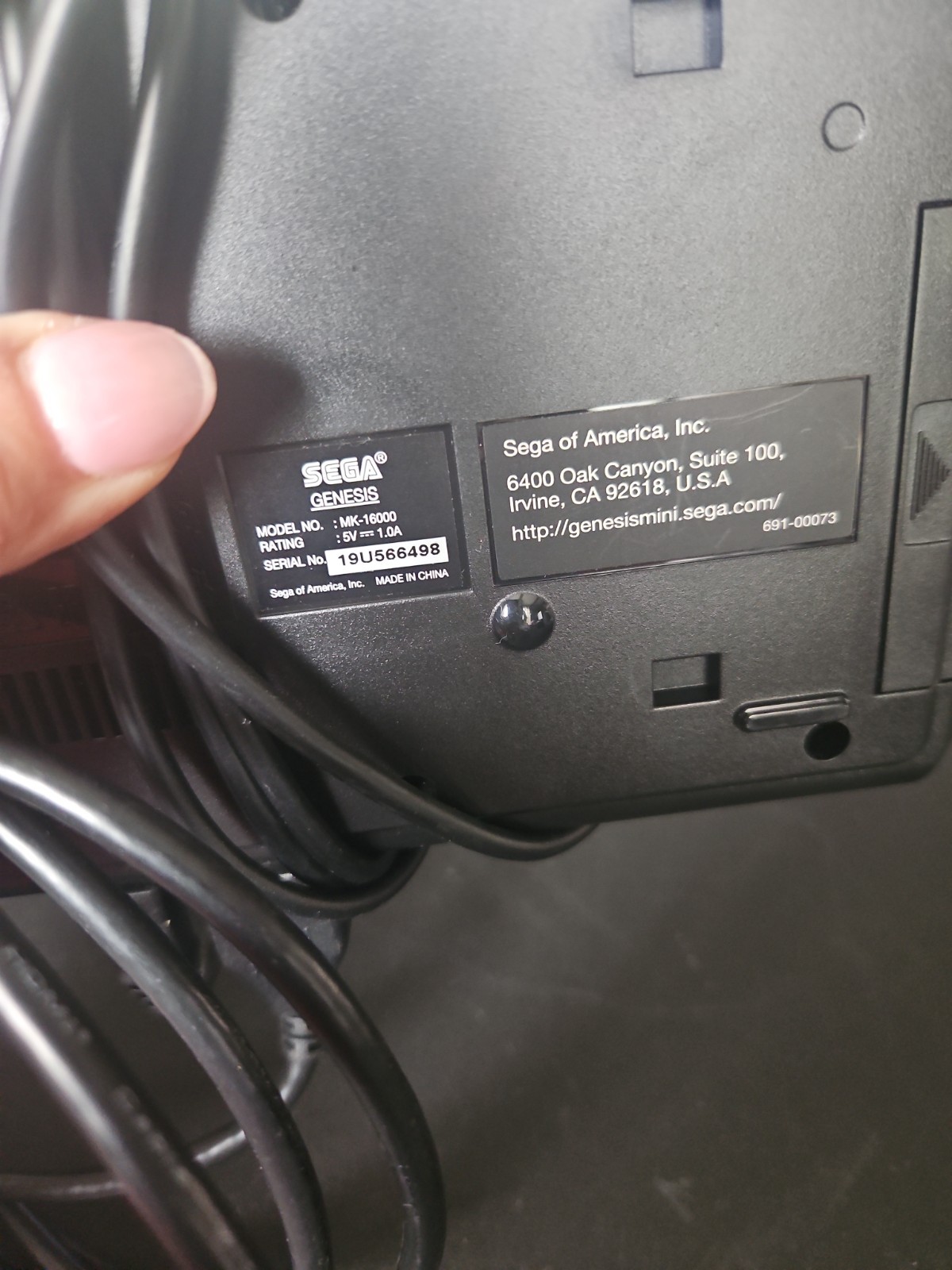 SEGA Genesis Mini 1 (2019) HDMI Console with 2 Wired Controller – USED