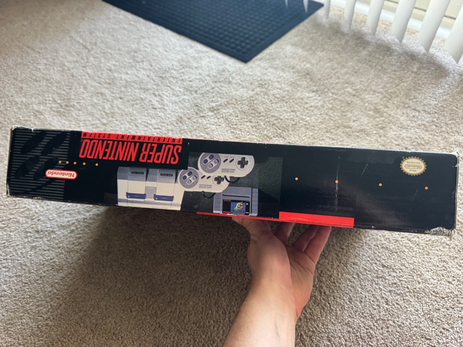 Super NES Nintendo SNES system console bundle CIB complete w/ Mario video game