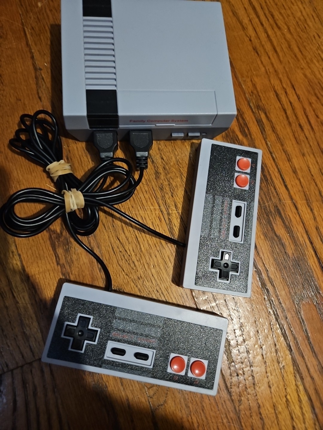 Family computer system 2 Controller No Power Cord Untested