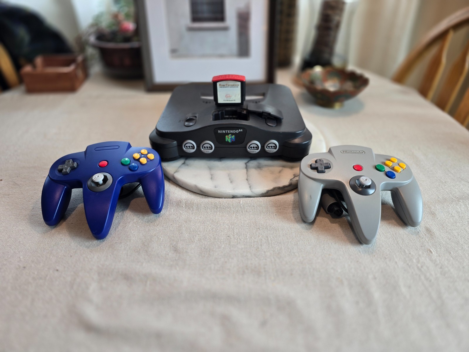 Nintendo 64 32MB Bundle (Tested) Expansion pack, 2 controllers, HDMI adapter