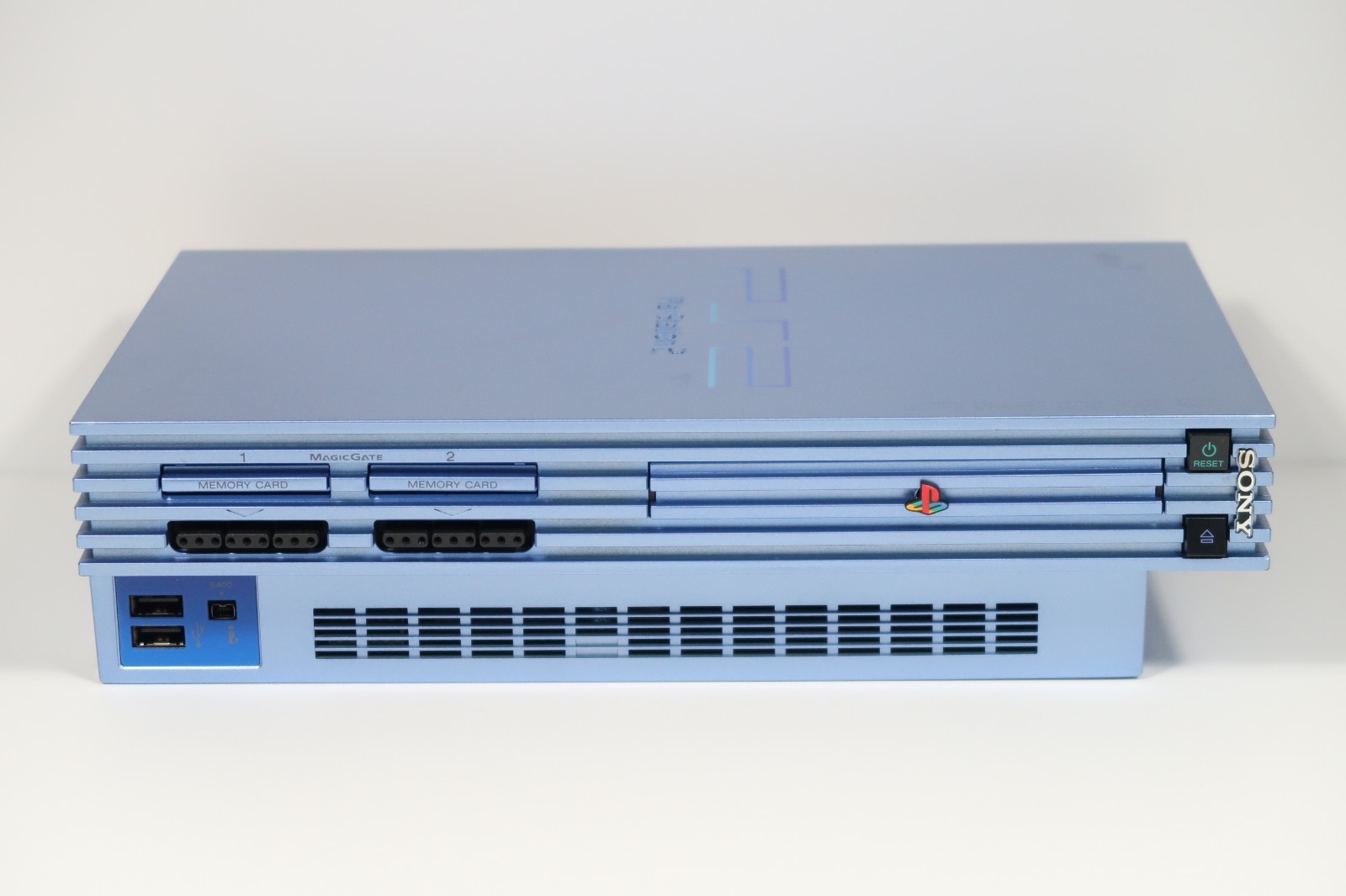 SONY Playstation 2 PS2 Console SCPH-39000 AQ AQUA Box Tested F/S Very Good