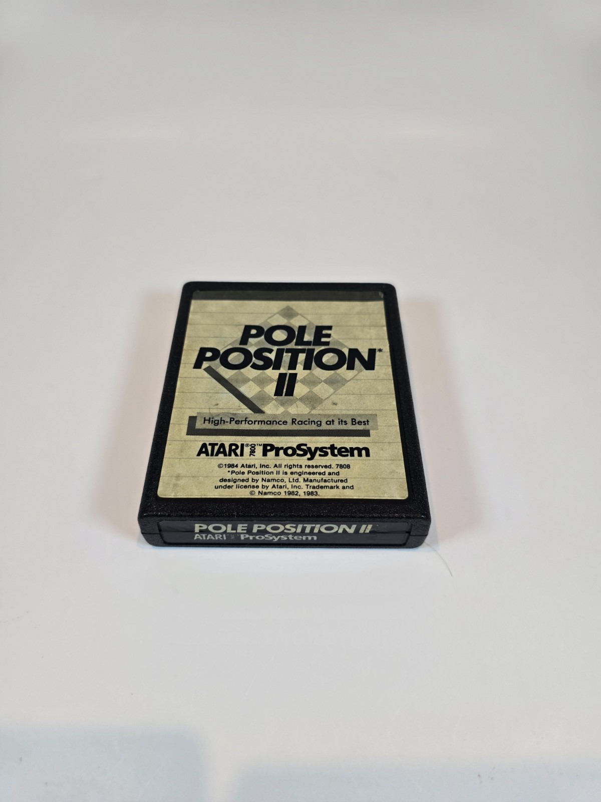 Atari 7800 Console w/Pole Position II, 2 Controls, PSU AT 8454245