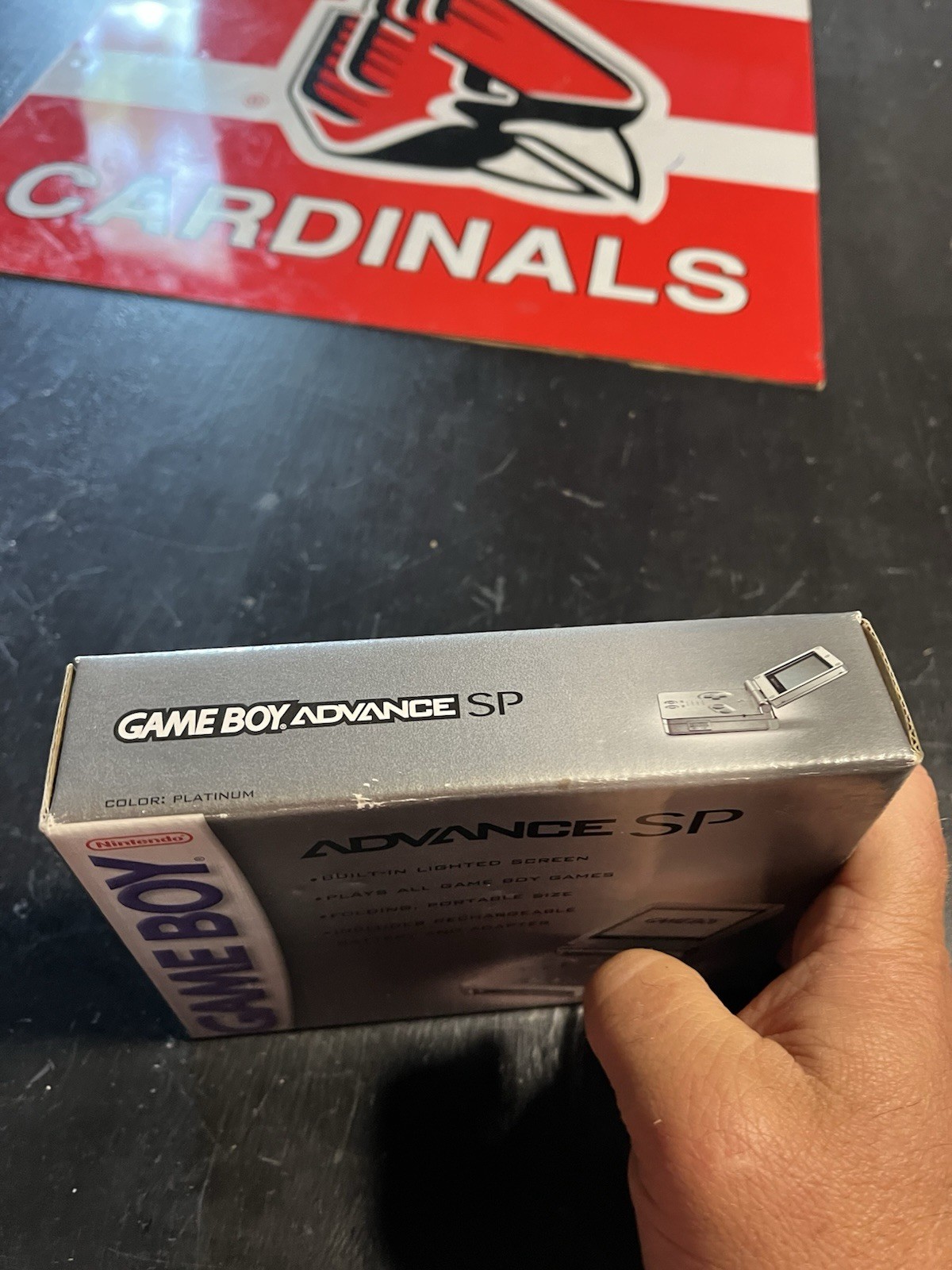 Nintendo Game Boy Advance SP Handheld System – Silver CIB clean complete Box