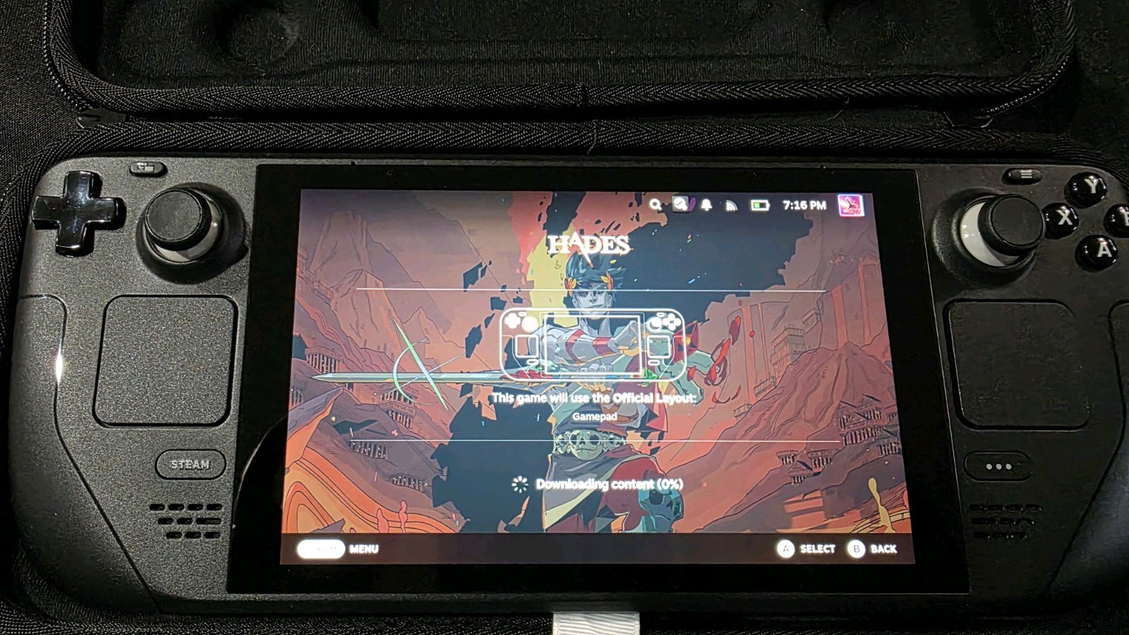Valve Steam Deck Handheld Console Black 256GB w/ Charger