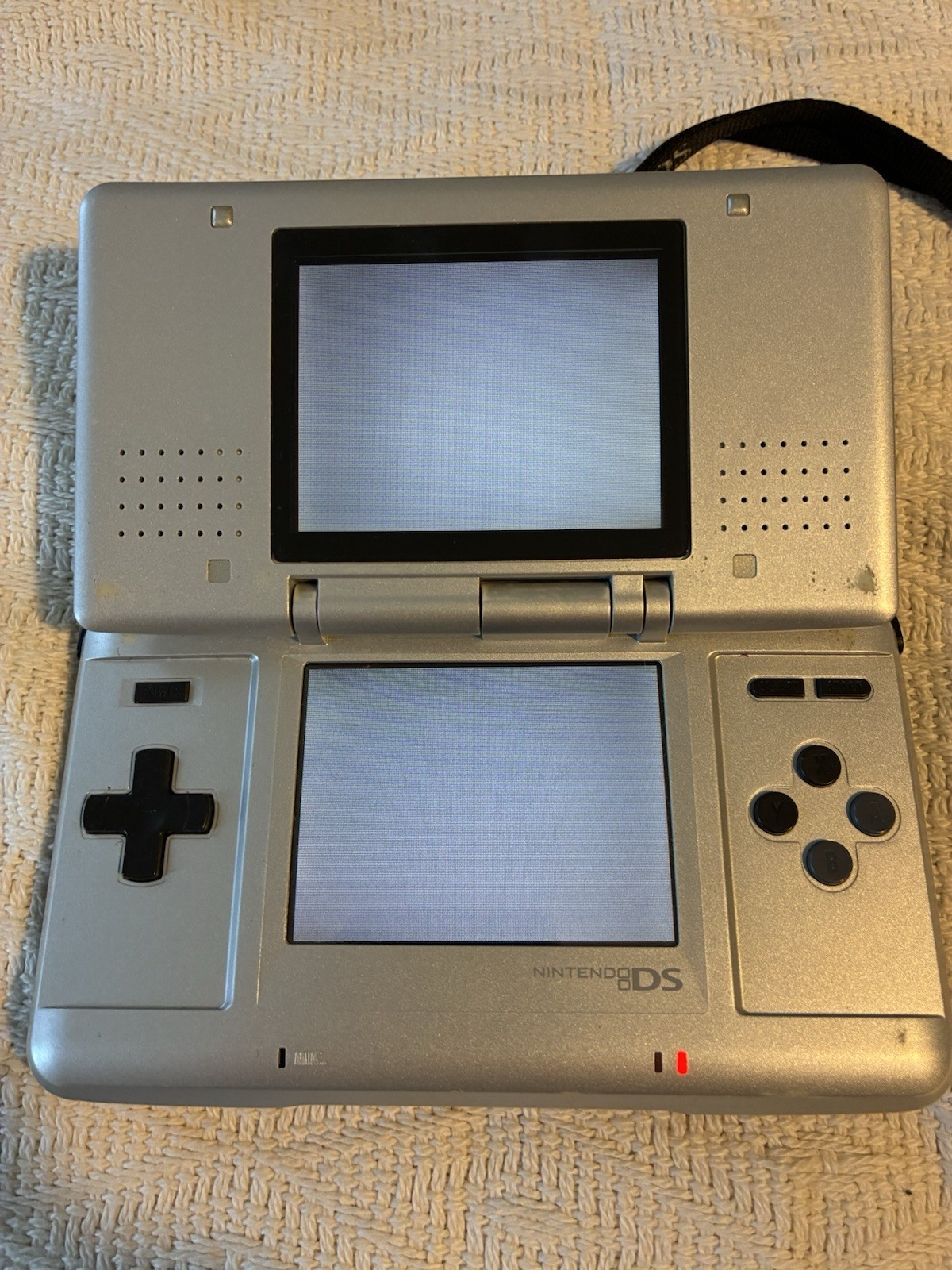 Nintendo Ds Silver NTR-001 Bundle Console Charger Stylus Games Tested 2004