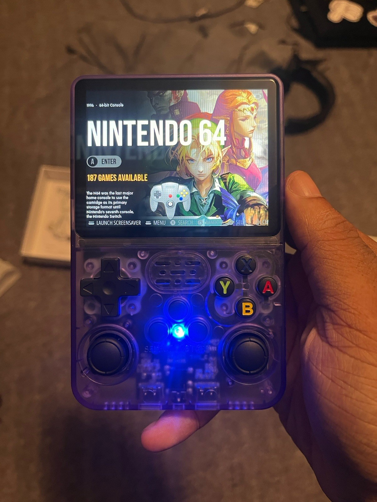R36S Retro Handheld 64GB Video Game Console Emulator 3.5 Inch HD IPS Screen NEW