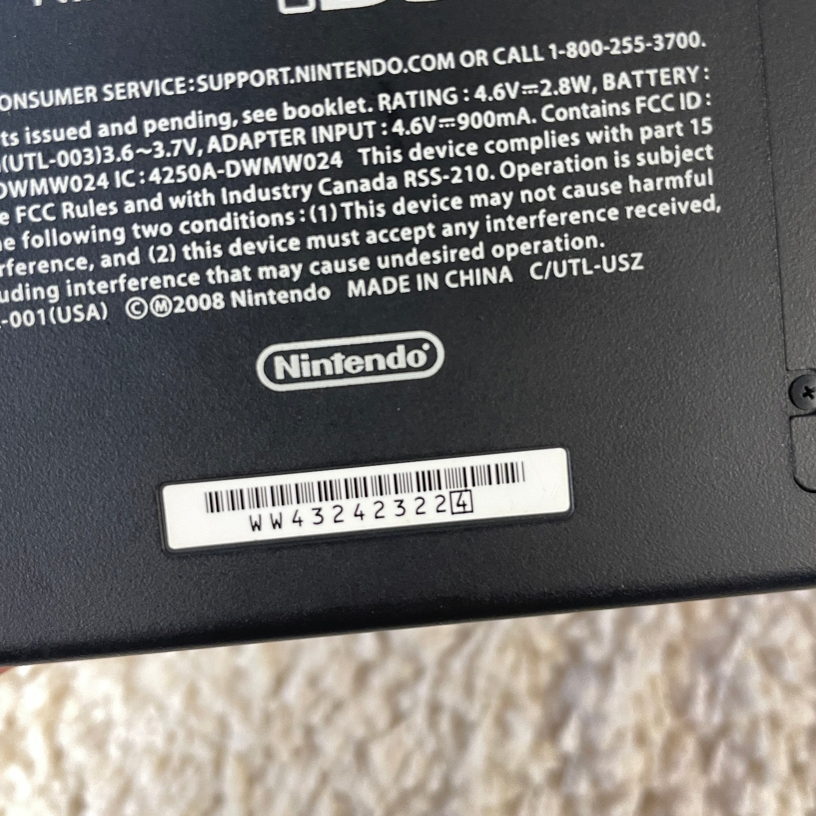 Nintendo DSi XL 25th Anniversary Super Mario Bros. Red Handheld UTL-001 in Box