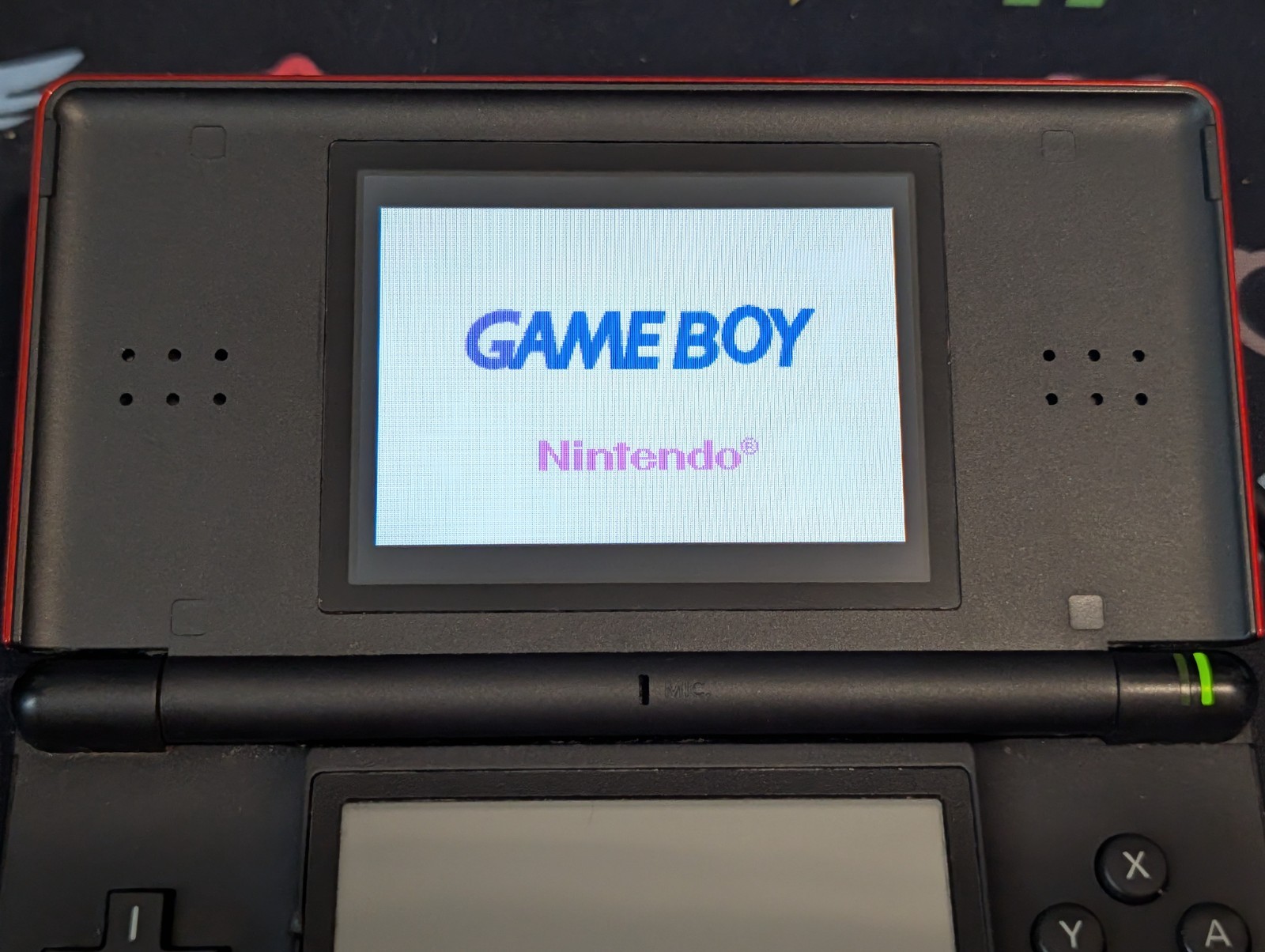 Nintendo DS Lite Crimson Red/Black w/Charger – Tested & Working – A065