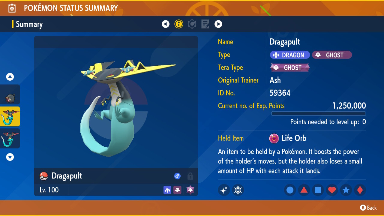 Pokemon Scarlet & Violet Dragapult 6IV Trained 🌟Shiny🌟 & Non Shiny Home