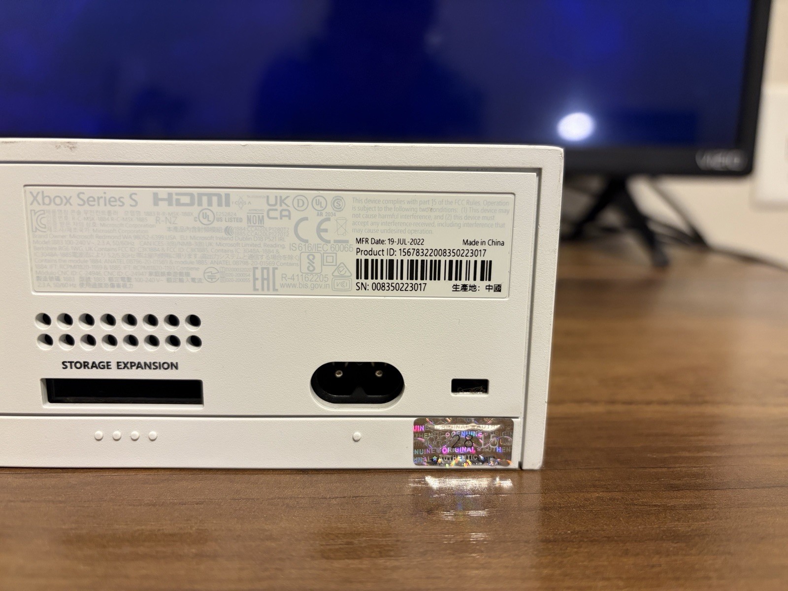 Microsoft Xbox Series S 512GB Console White 1883