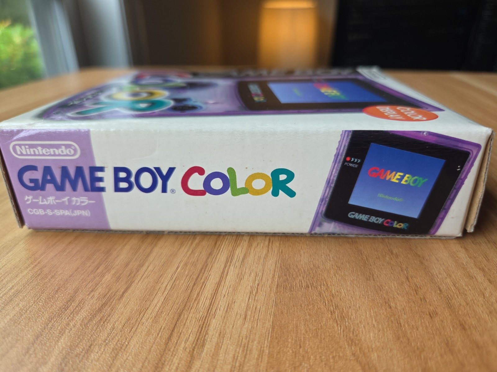 Nintendo Gameboy Color GBC Atomic Purple CGB-001 Handheld System Complete in Box