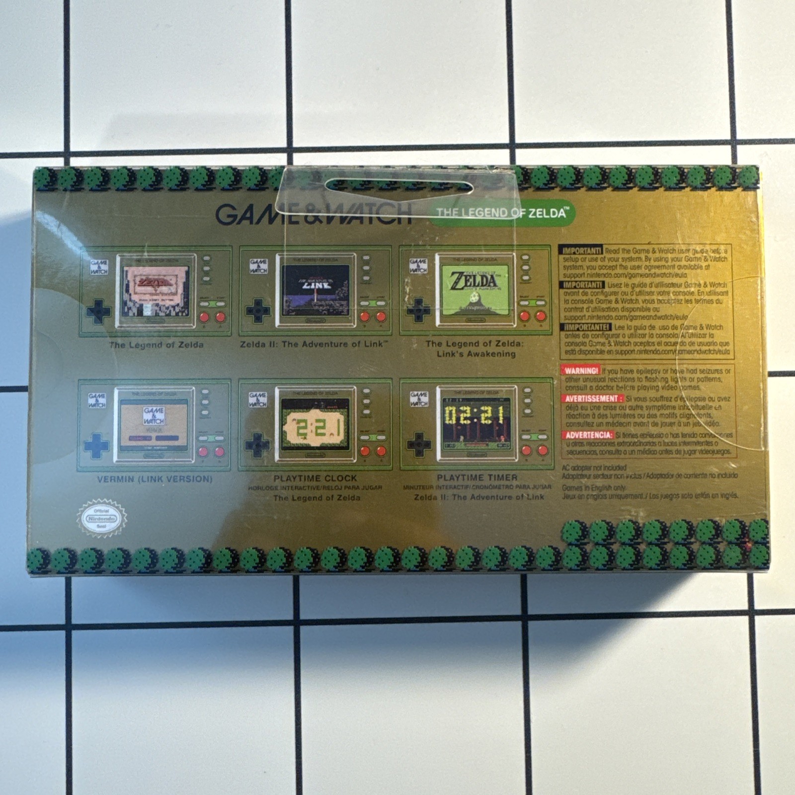 Nintendo Game and Watch the Legend of Zelda Color Screen – NEW