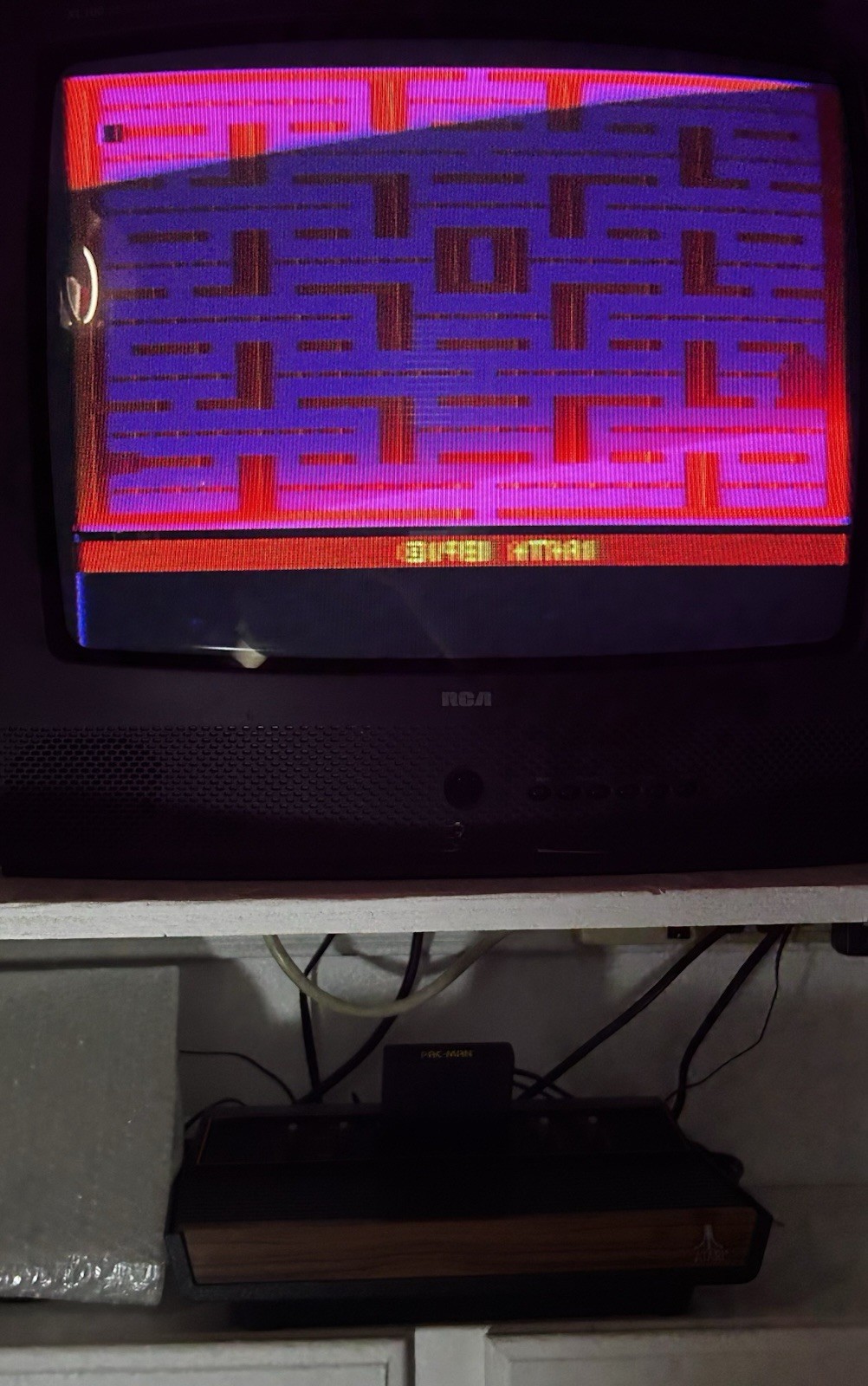 VTG Atari CX-2600 Video Game Console Bundle Tested/Works 7 games 1 Manual 4 Cont