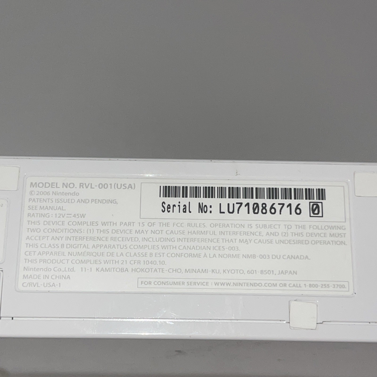 Nintendo Wii Console RVL-001 complete & tested. Plus 4 games. Games on last pic