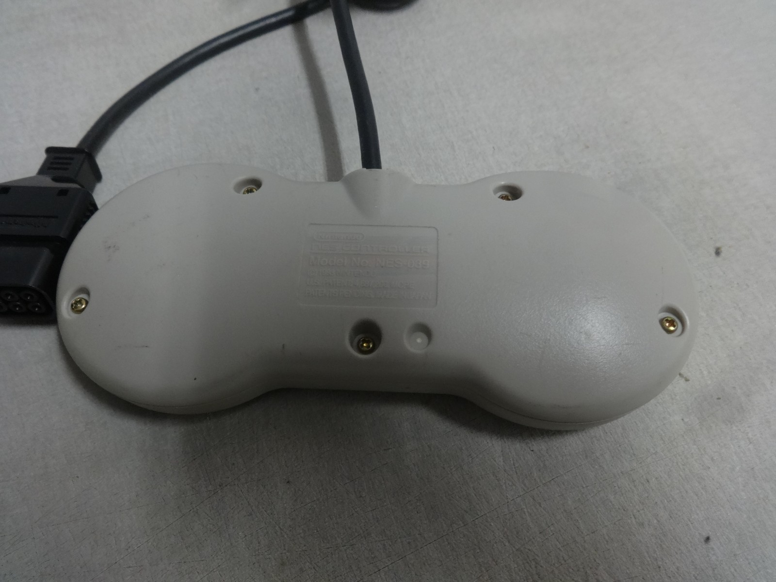 Nintendo NES Top Loader W/Dogbone Controller + OG Controller Tested Works Great