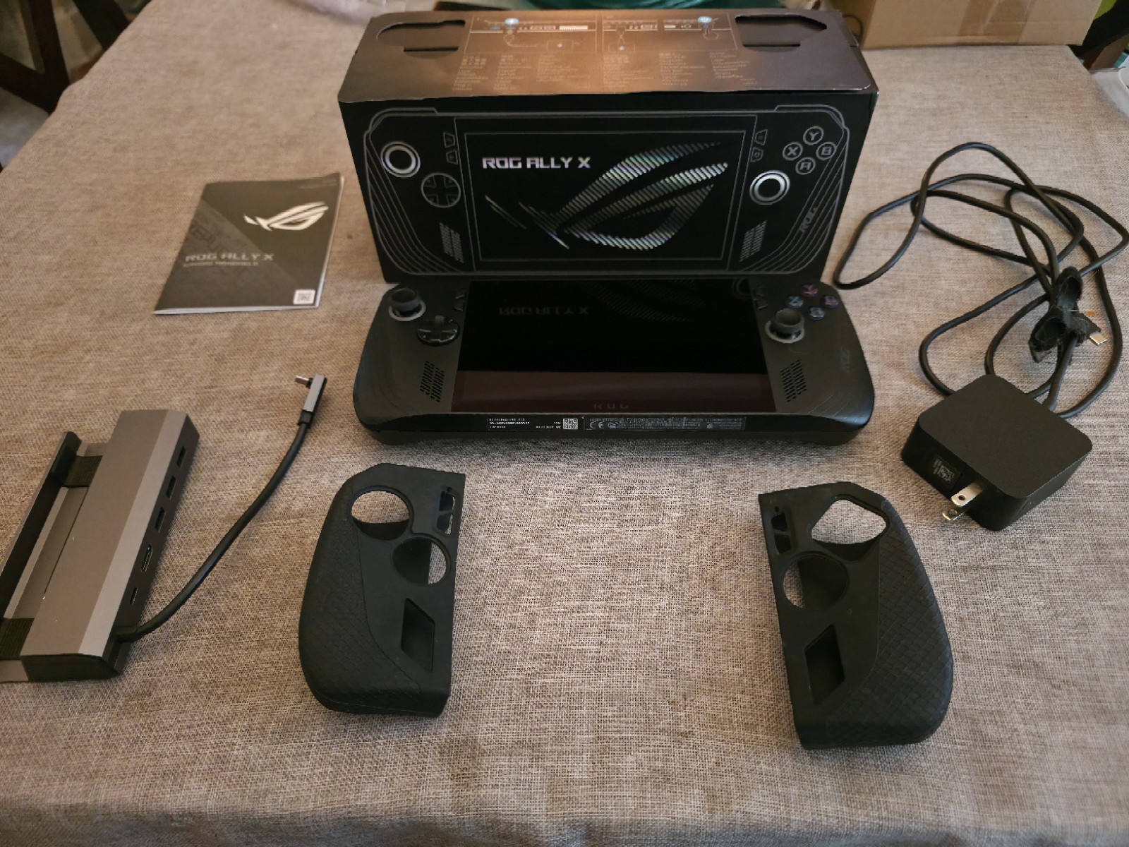 ASUS ROG Ally X (24GB RAM / 1TB SSD) Black – CIB Complete + 6-in-1 Dock Bundle