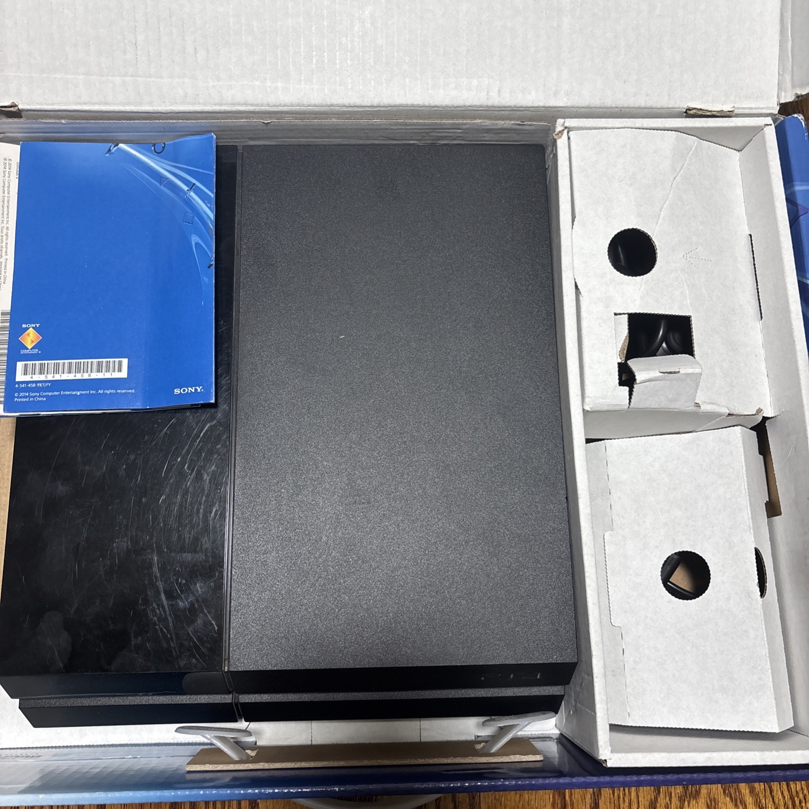 Sony PlayStation 4 PS4 Original Black Console Complete In Box CIB Tested-working