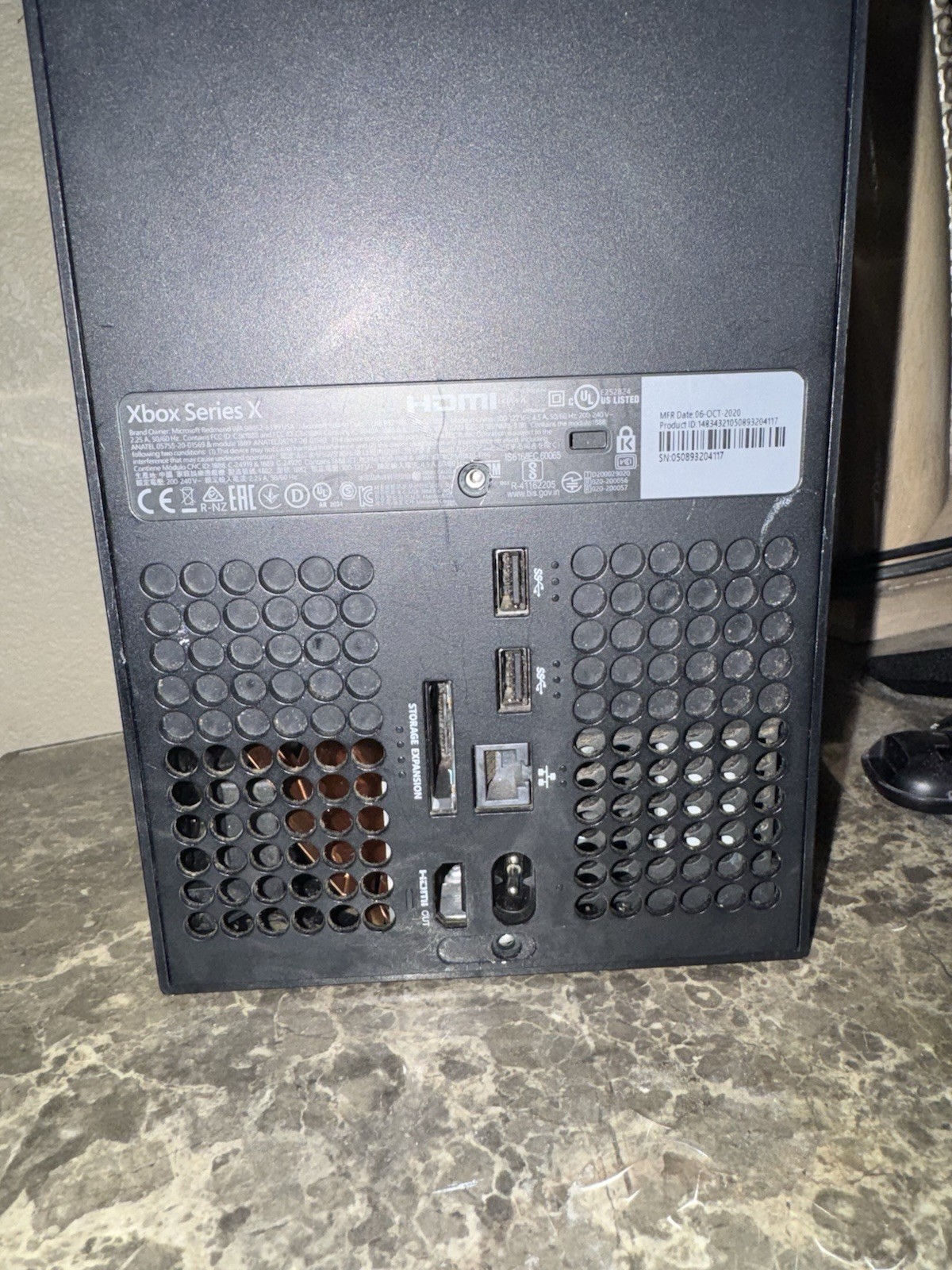 Microsoft Xbox Series X 1882 1TB 4K Gaming Console, AS IS for Parts/Repair ⚠️