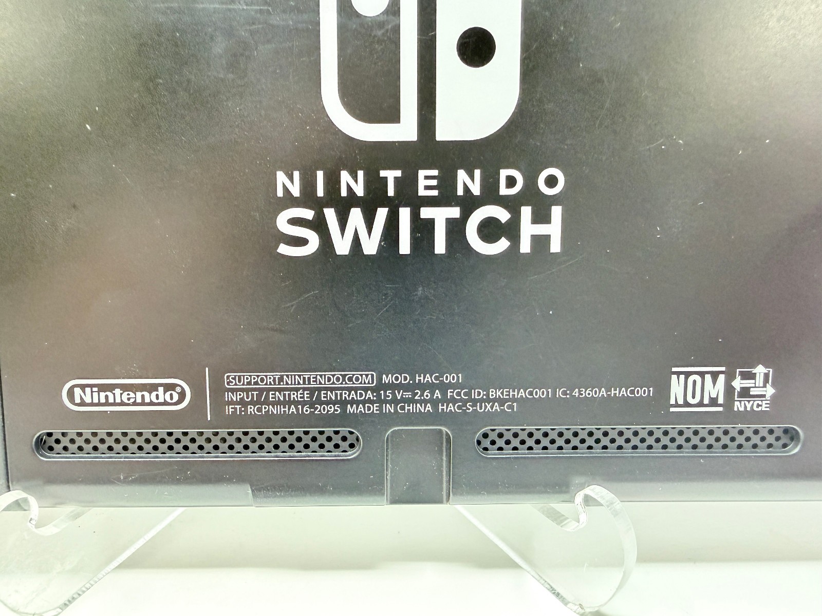 Nintendo Switch Console Bundle W/ Purple & Orange Joy-Cons- TESTED & WORKS