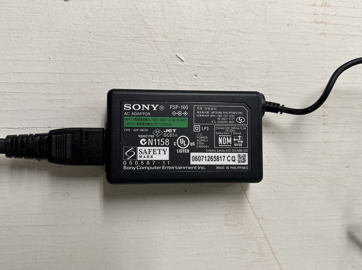 Sony Playstation PSP-2001 Game Console Bundle Repack – Battery Untested, READ