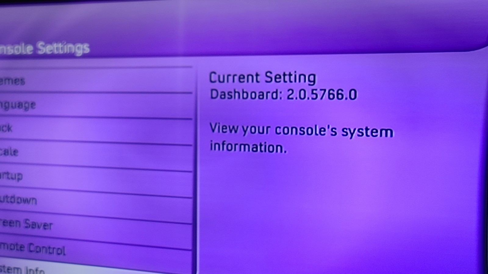 Xbox 360 Console Xenon Dashboard (2.0.5766.0) CIB