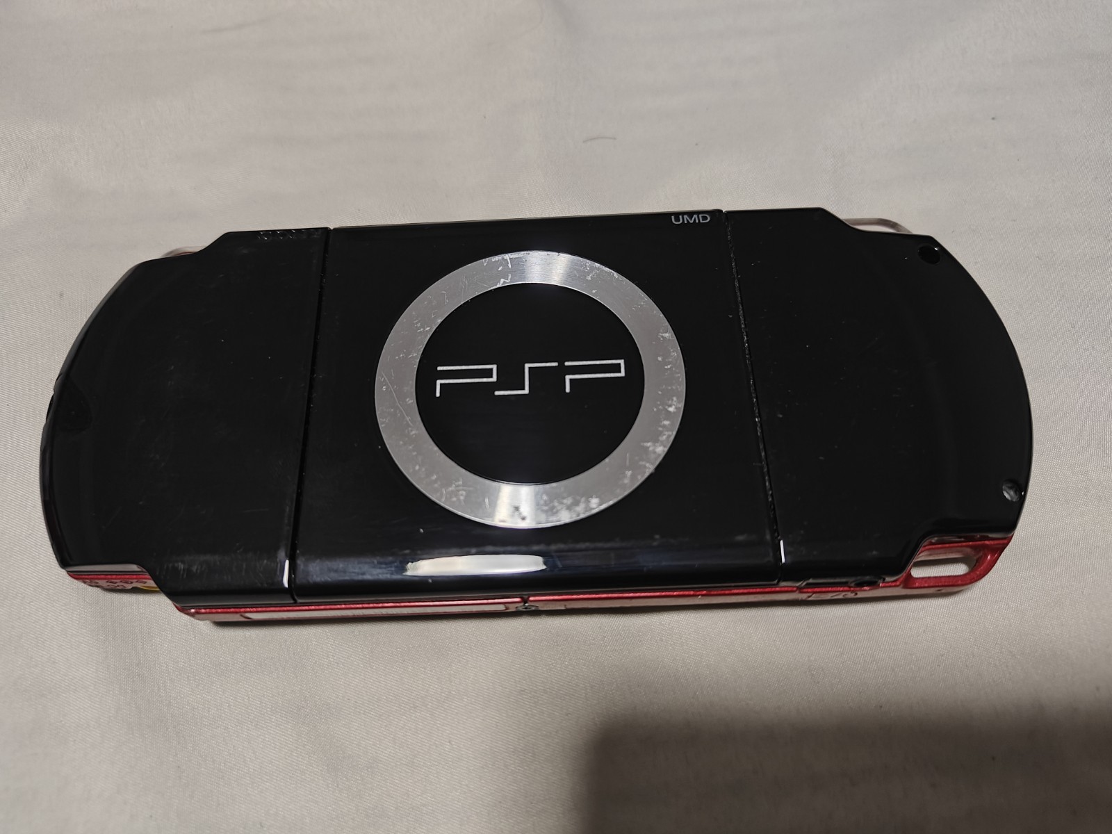 Read Red Black Sony PSP 2000 Console System Charger Battery 128gb Mem Card Set