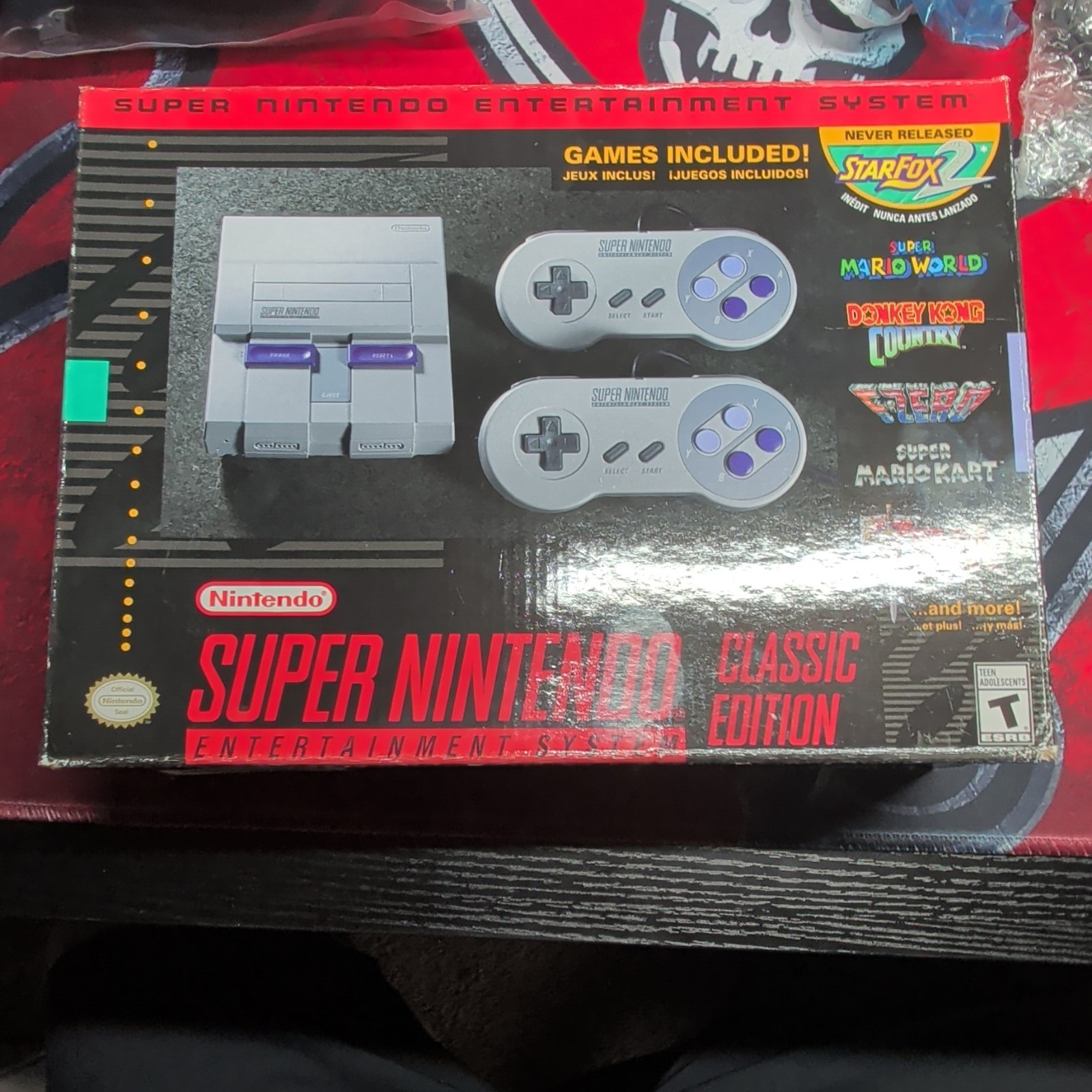 Nintendo SNES Classic Edition Microconsole Complete with 2 Wireless Controllers
