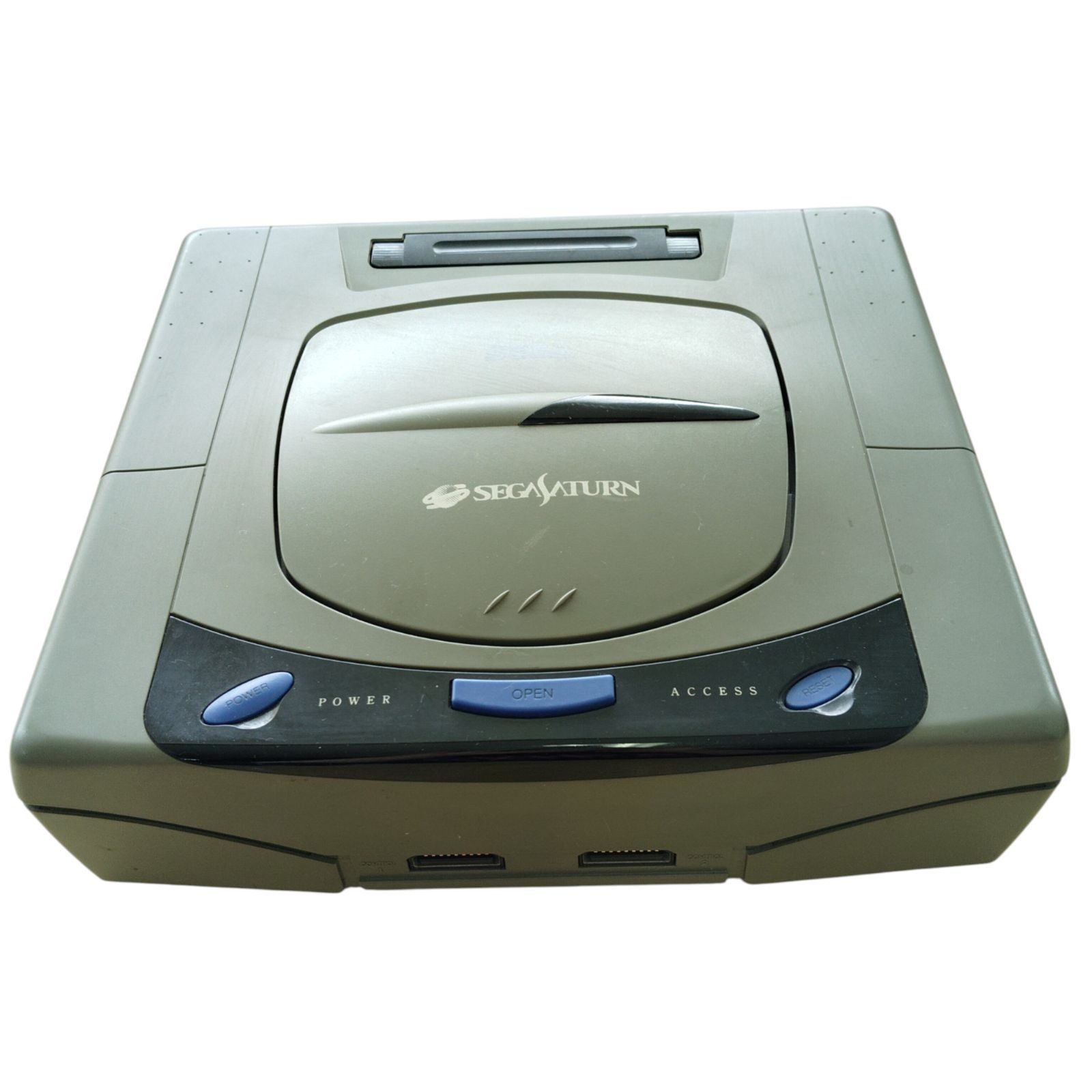 Sega Saturn Console Gray HST-3200 + 2 Games