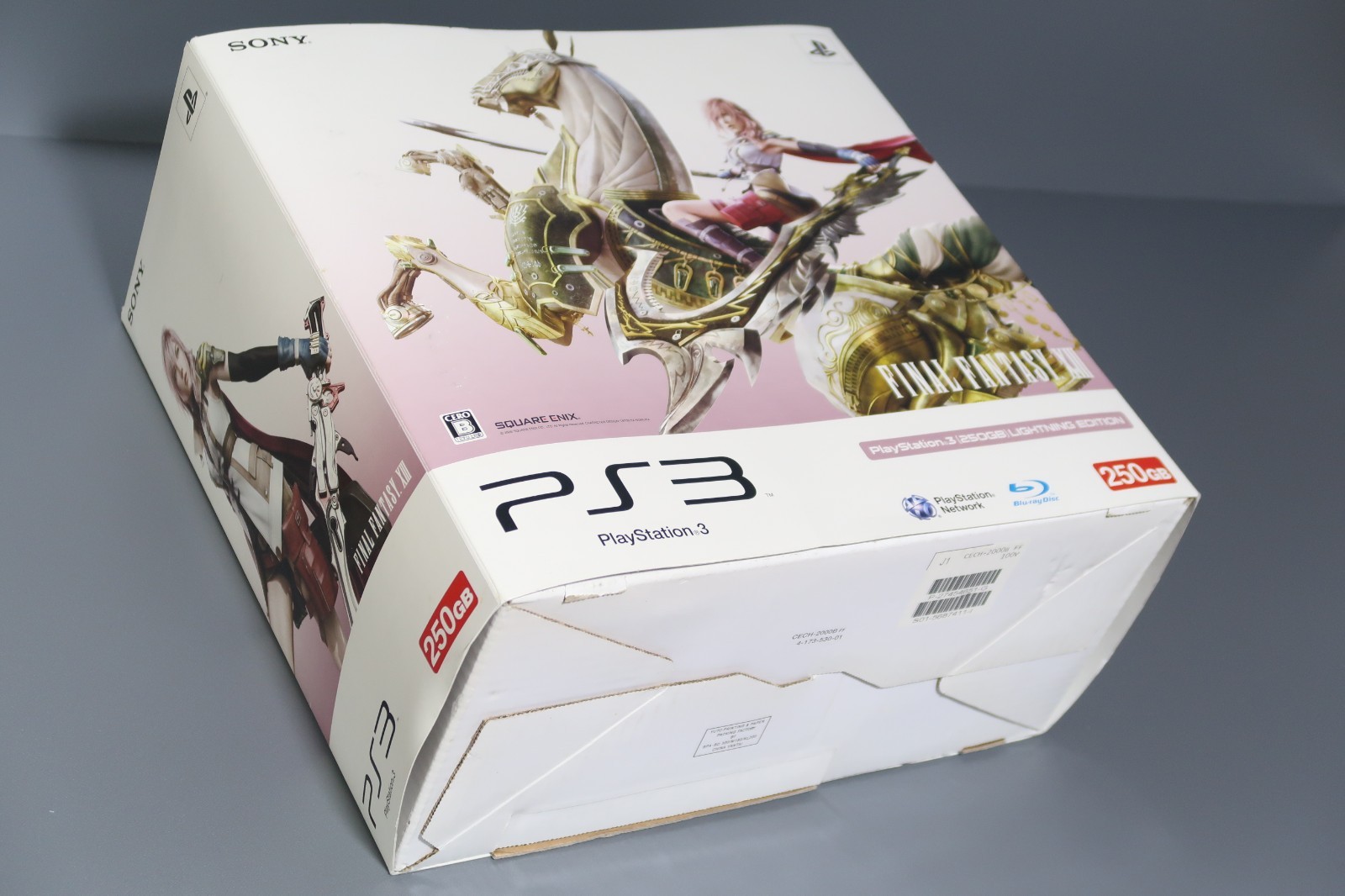 PS3 FINAL FANTASY XIII LIGHTNING EDITION CEJH-10008 250GB Box Tested Japan F/S