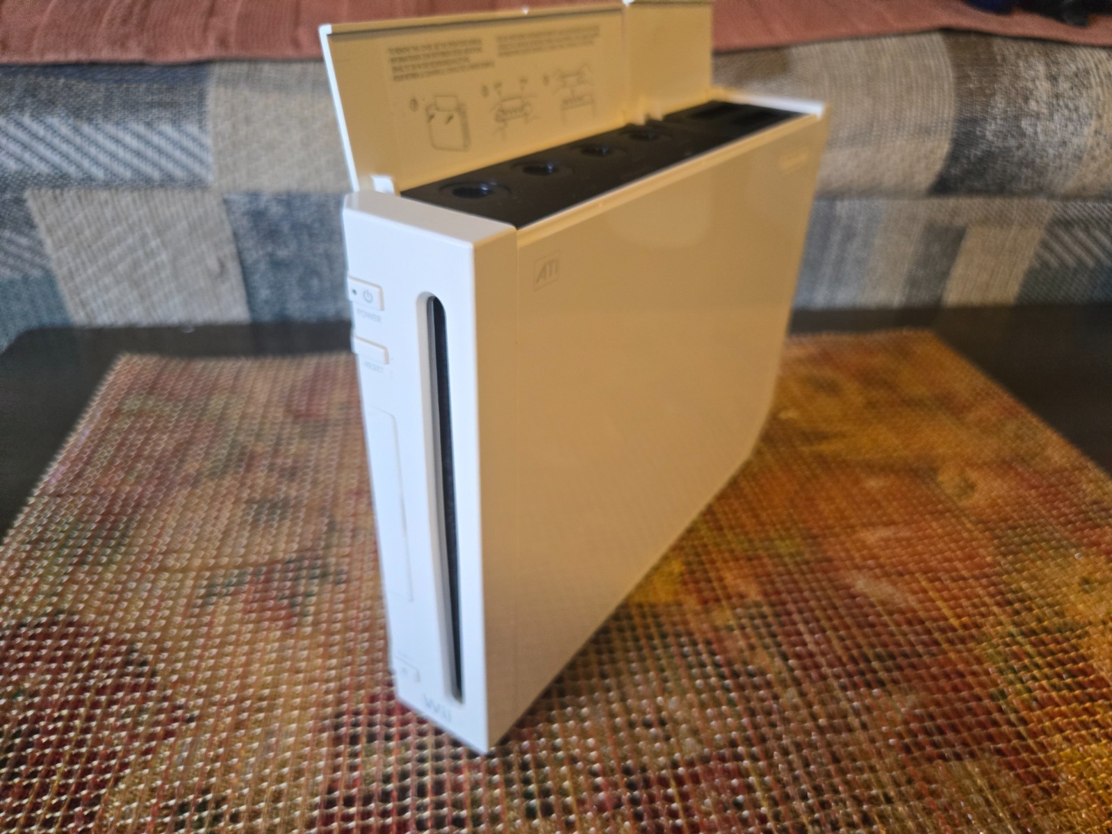 (1) Nintendo Wii White Replacement Console RVL-001 Backwards Compatible TESTED
