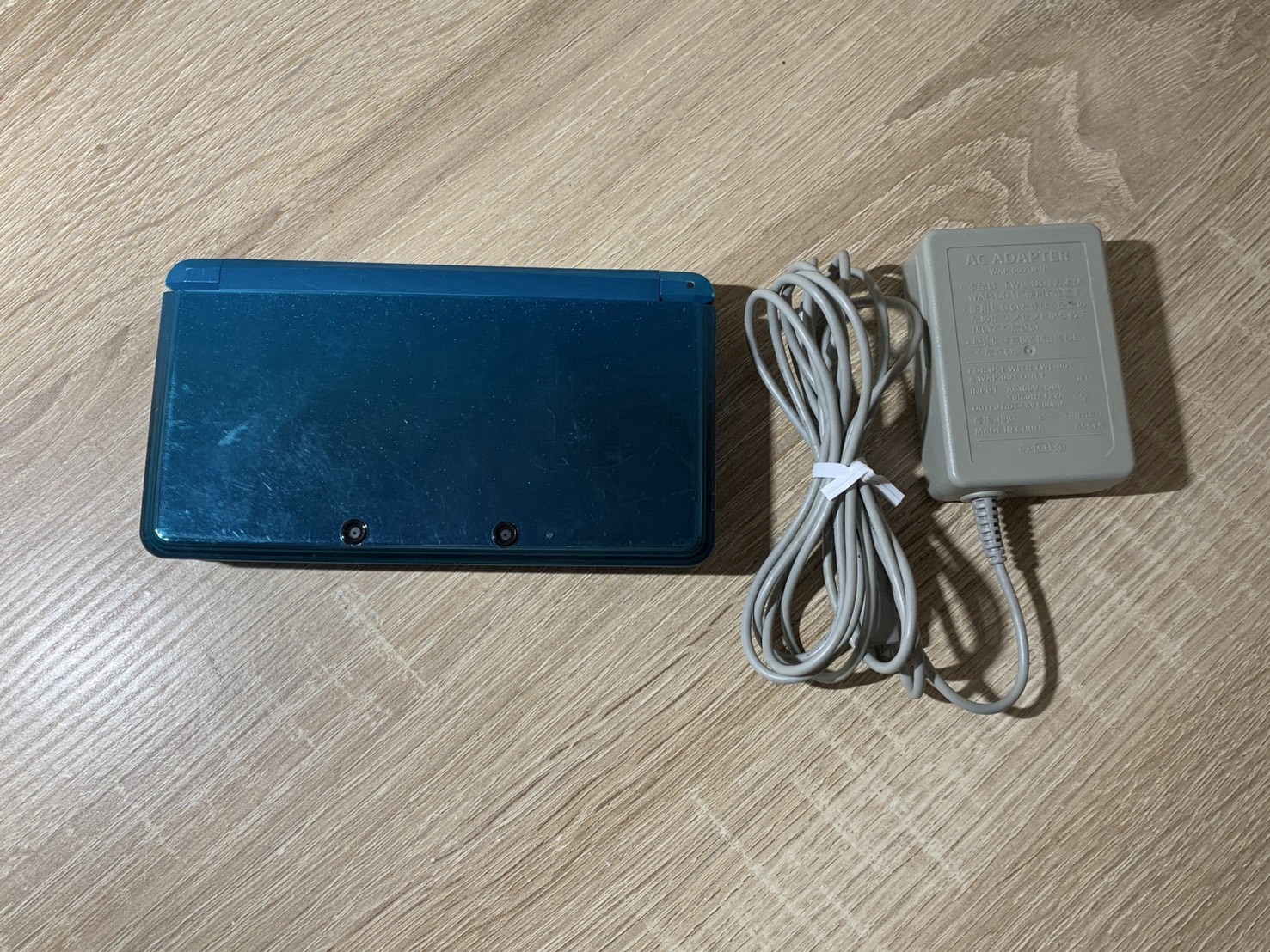 0660 Nintendo 3DS Aqua Blue Good TESTED 290g