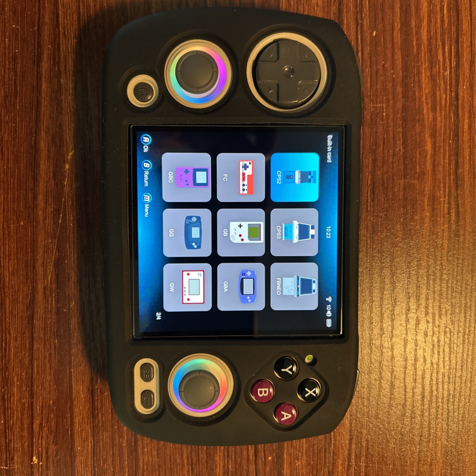 RG CubeXX Gray Anbernic Handheld Game Console 3.95″ IPS Linux 64-bit New