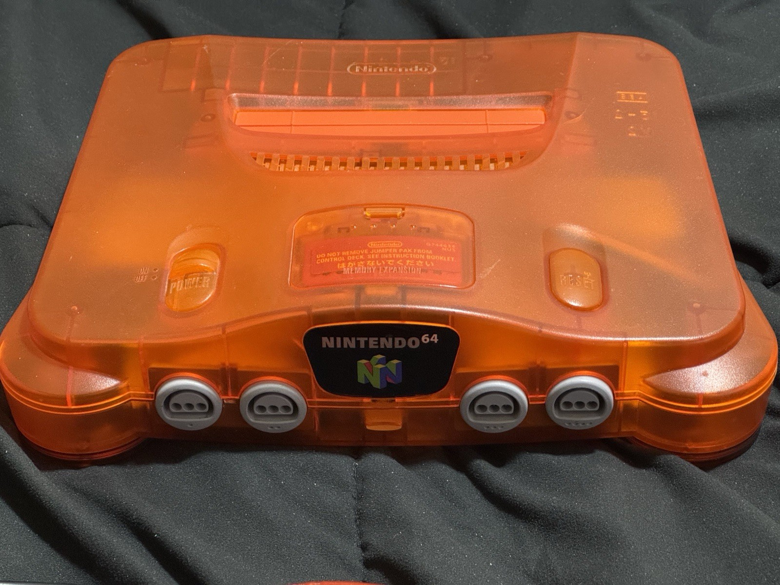 Funtastic Fire Orange N64 Tim Worthington RGB HD Retrovision Premium Bundle