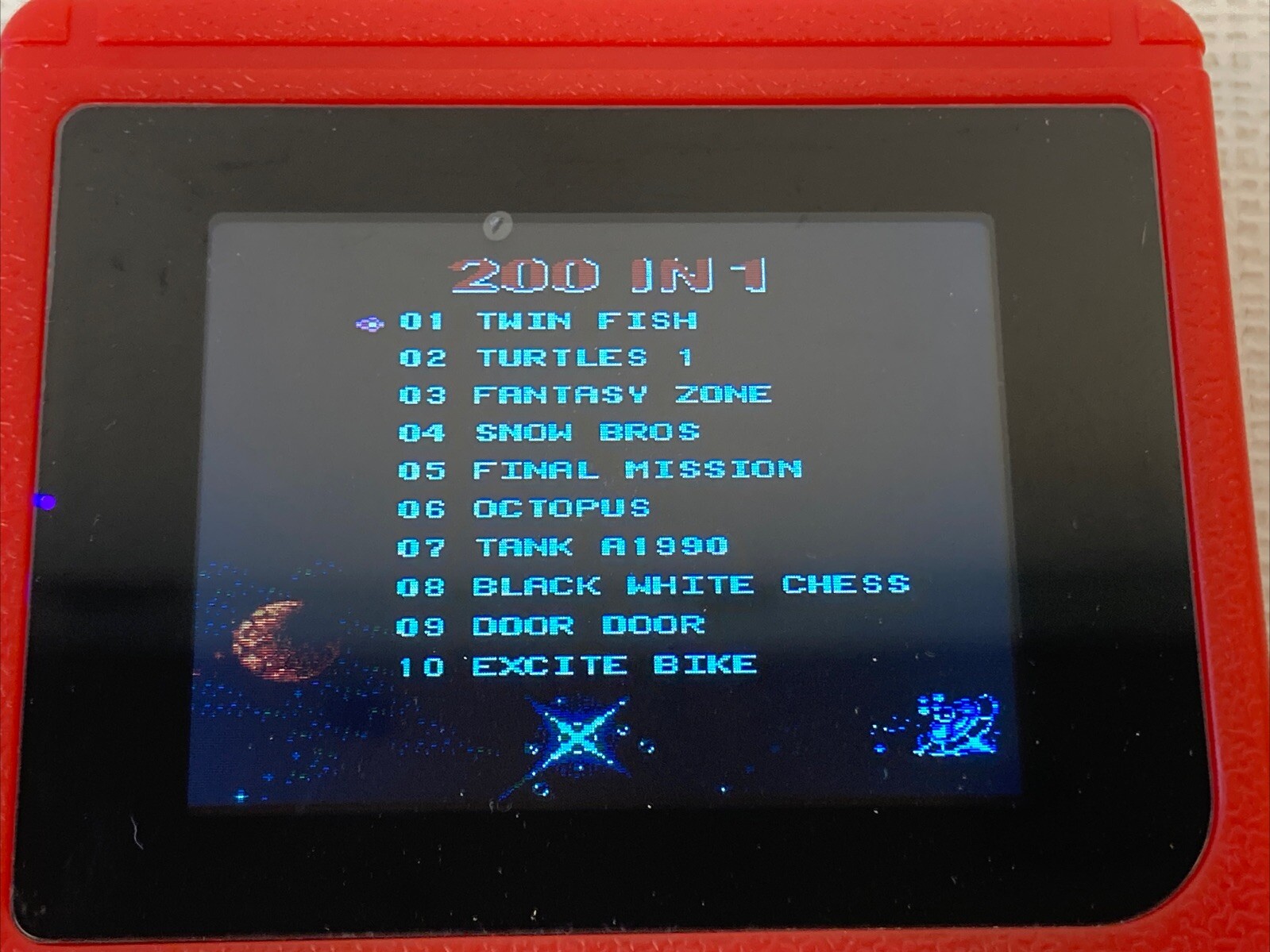 Arcade Portable Handheld Game Console Style 200 Games Merkury Innovations Red