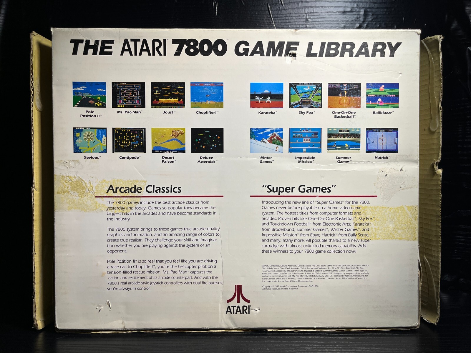 Atari 7800 ProSystem – Retro Gaming Console *Complete In Box, No Game, Tested*