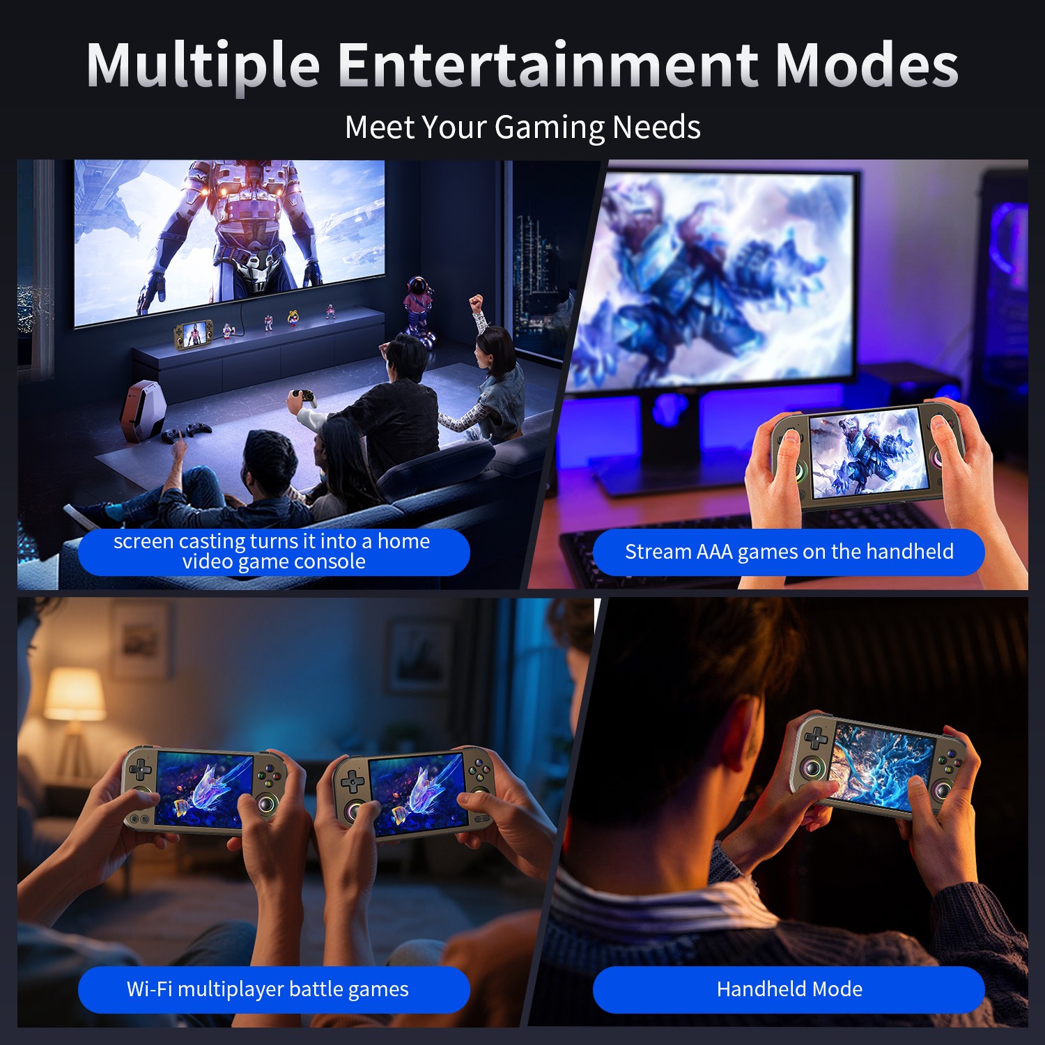 RG 477M Handheld Game Console 5300mAh Android 14 RG477M 4.7-inch