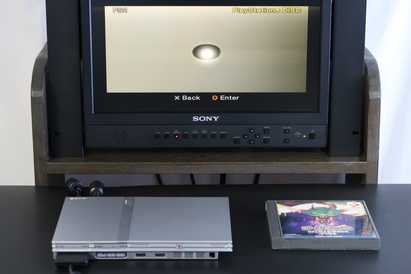 Excellent Sony PlayStation 2 PS2 SCPH-75000 Sliver Slim Console Japan Import Box