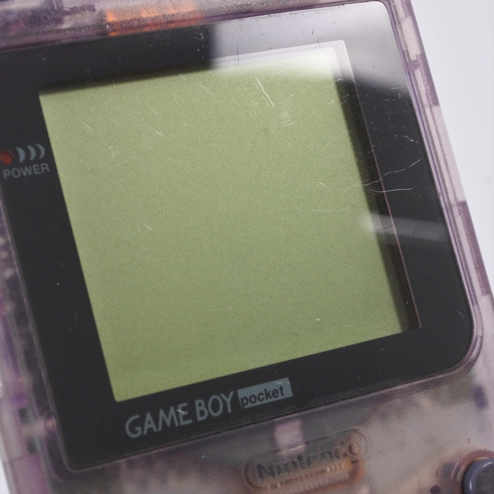 Gameboy Pocket CLEAR PURPLE Console MGB-001 Boxed Nintendo CHINA MH15650545 gb