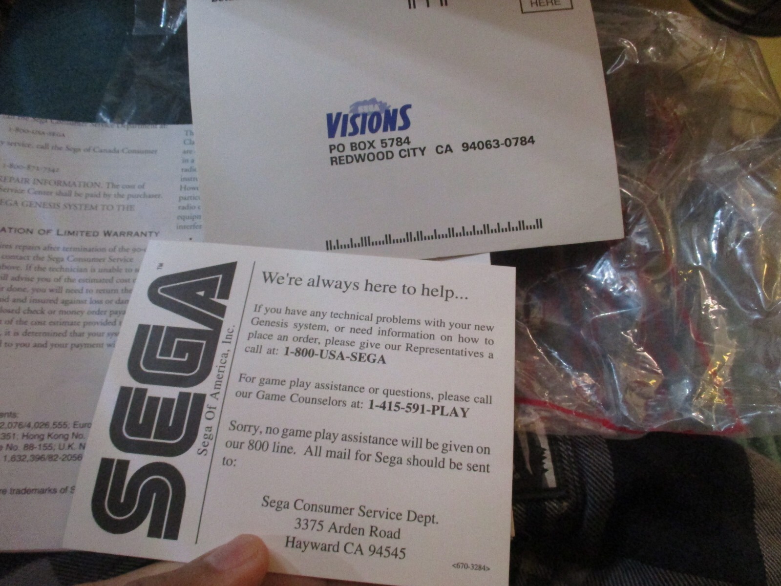 Sega Genesis Model 2 Console w/ Lion King Box, Controller, Cords, System Manual