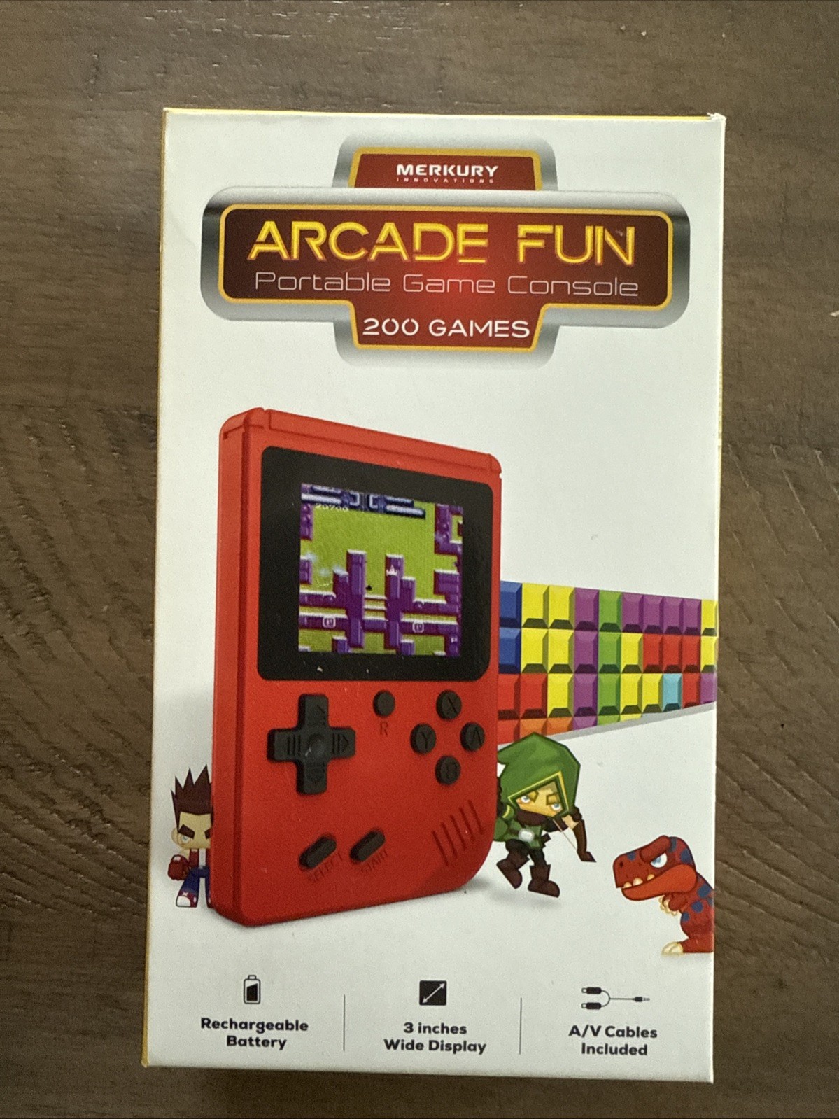 Merkury Innovations Arcade Fun Portable Gaming Console 200 Games
