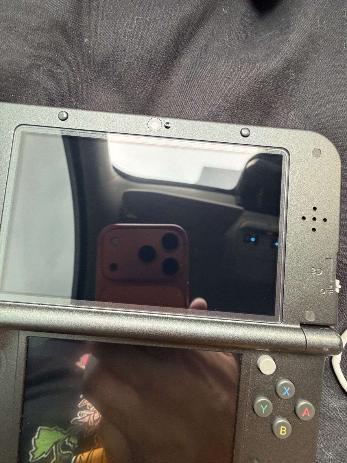 New Nintendo 3DS XL Gray Black Console Tested READ DESCRIPTION! SD CARD ISSUES